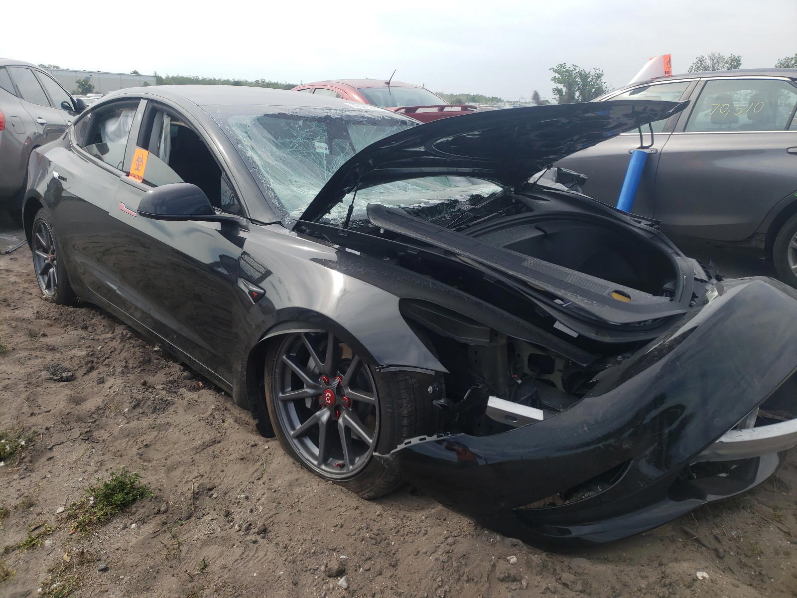 TESLA MODEL 3 2019 with VIN 5YJ3E1EA4KF484412 - Photo from auction