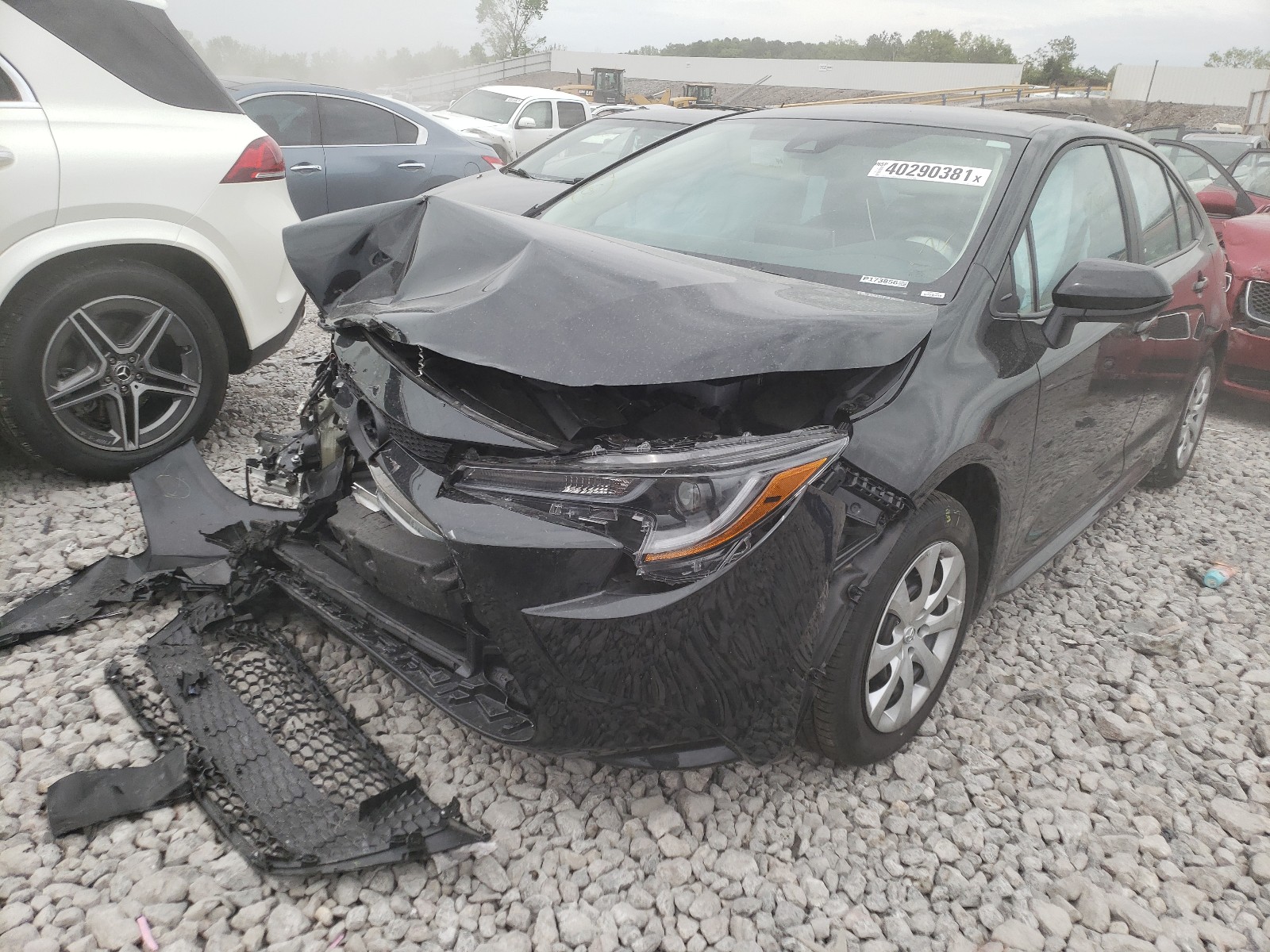 Photo 2 from auction – 2021 TOYOTA COROLLA LE with VIN 5YFEPMAE2MP173856
