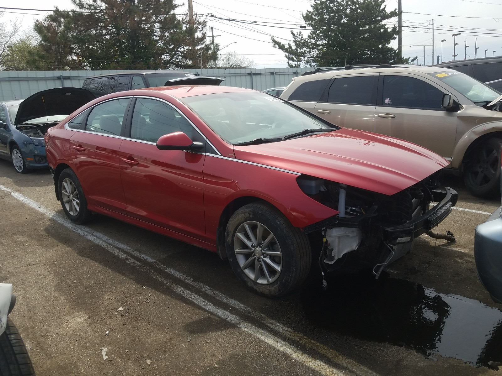 Photo 1 from auction – 2019 HYUNDAI SONATA SE with VIN 5NPE24AF9KH782279