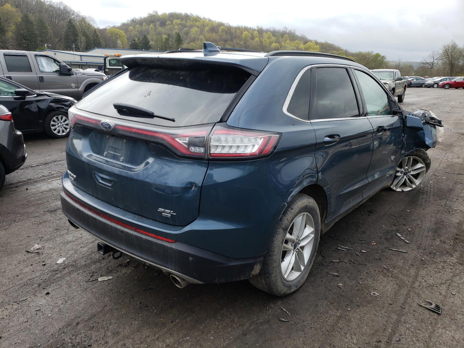 Photo 4 from auction – 2016 FORD EDGE SEL with VIN 2FMPK4J83GBC40961
