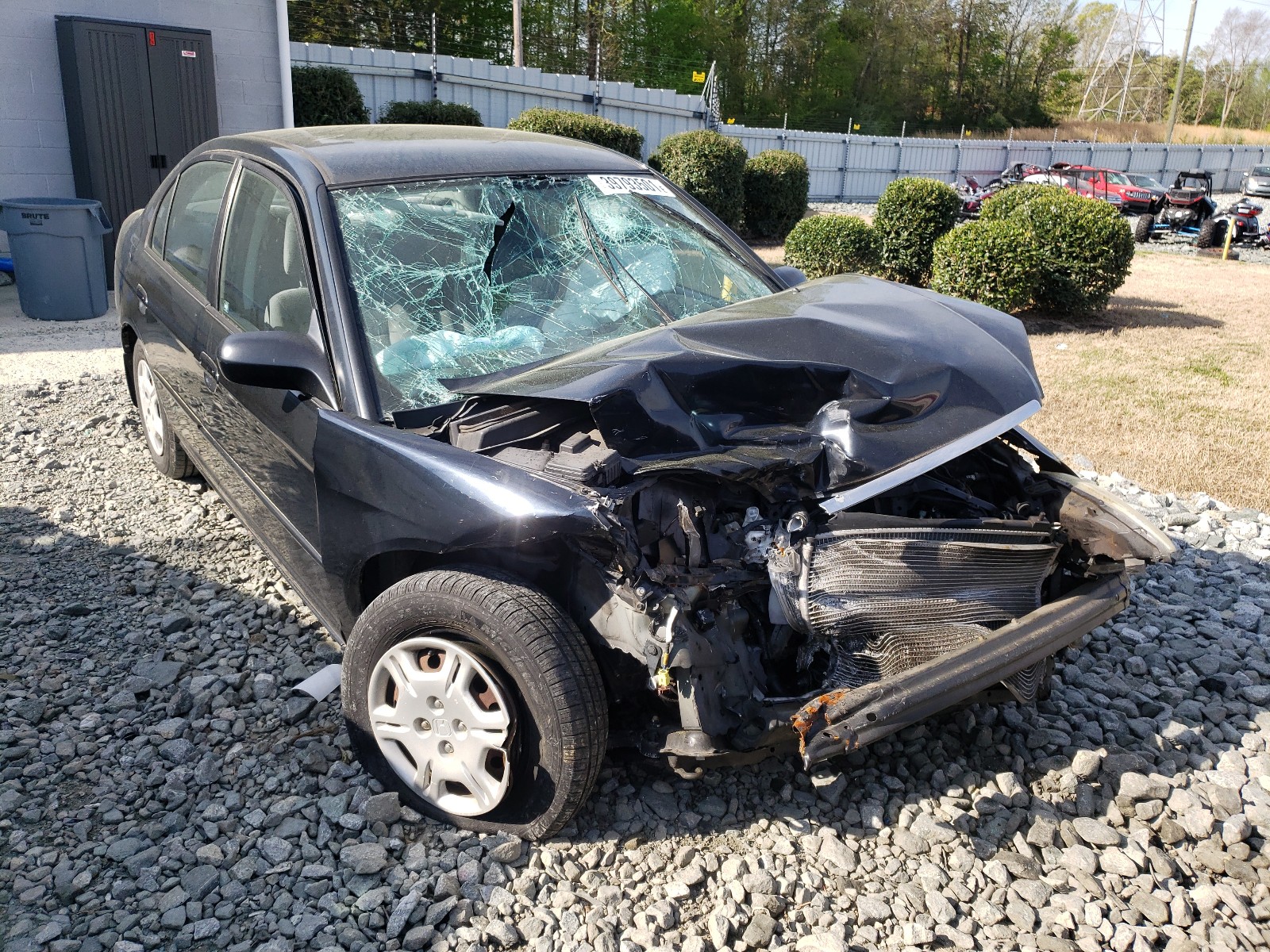 HONDA CIVIC LX 2002 with VIN 1HGES16562L045939 - Photo from auction