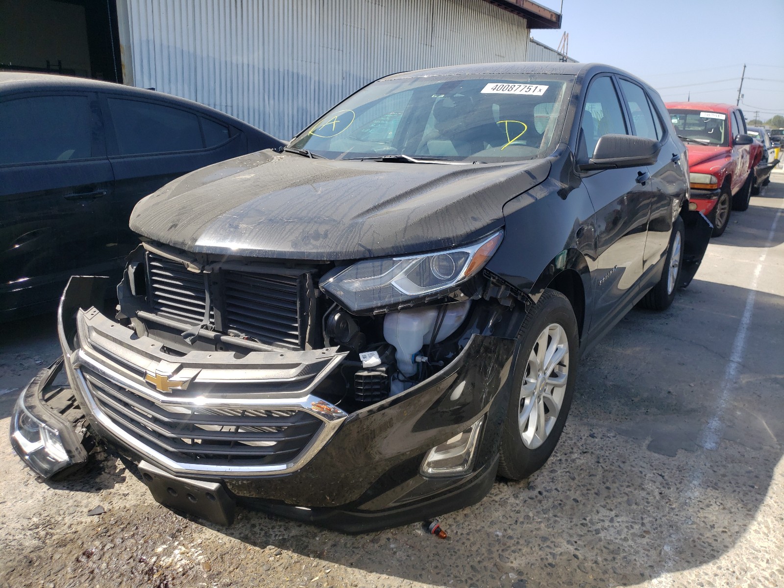 Photo 2 from auction – 2018 CHEVROLET EQUINOX LS with VIN 2GNAXHEV7J6335999