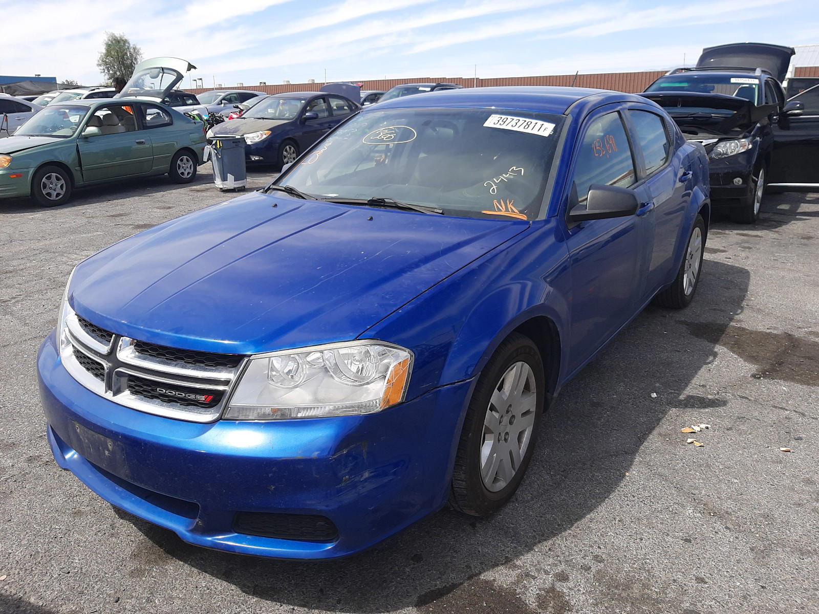 Photo 2 from auction – 2012 DODGE AVENGER SE with VIN 1C3CDZAB9CN211683