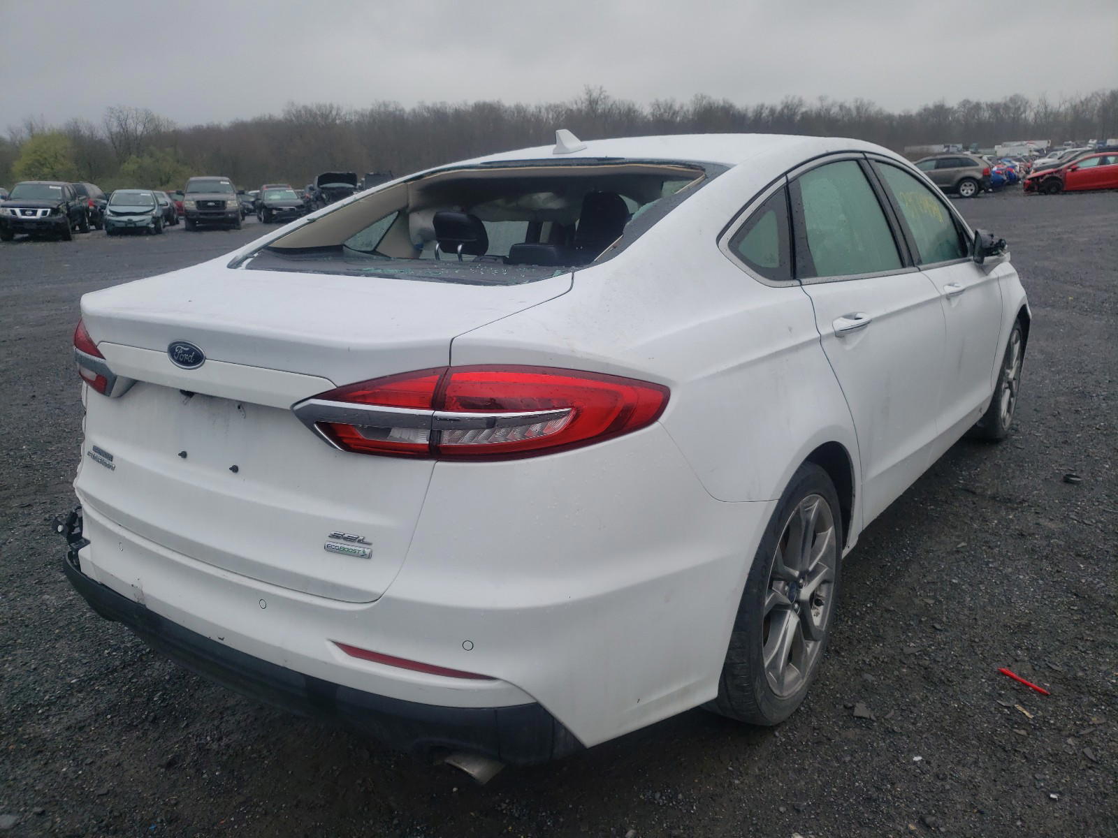 Photo 4 from auction – 2019 FORD FUSION SEL with VIN 3FA6P0CD8KR181751