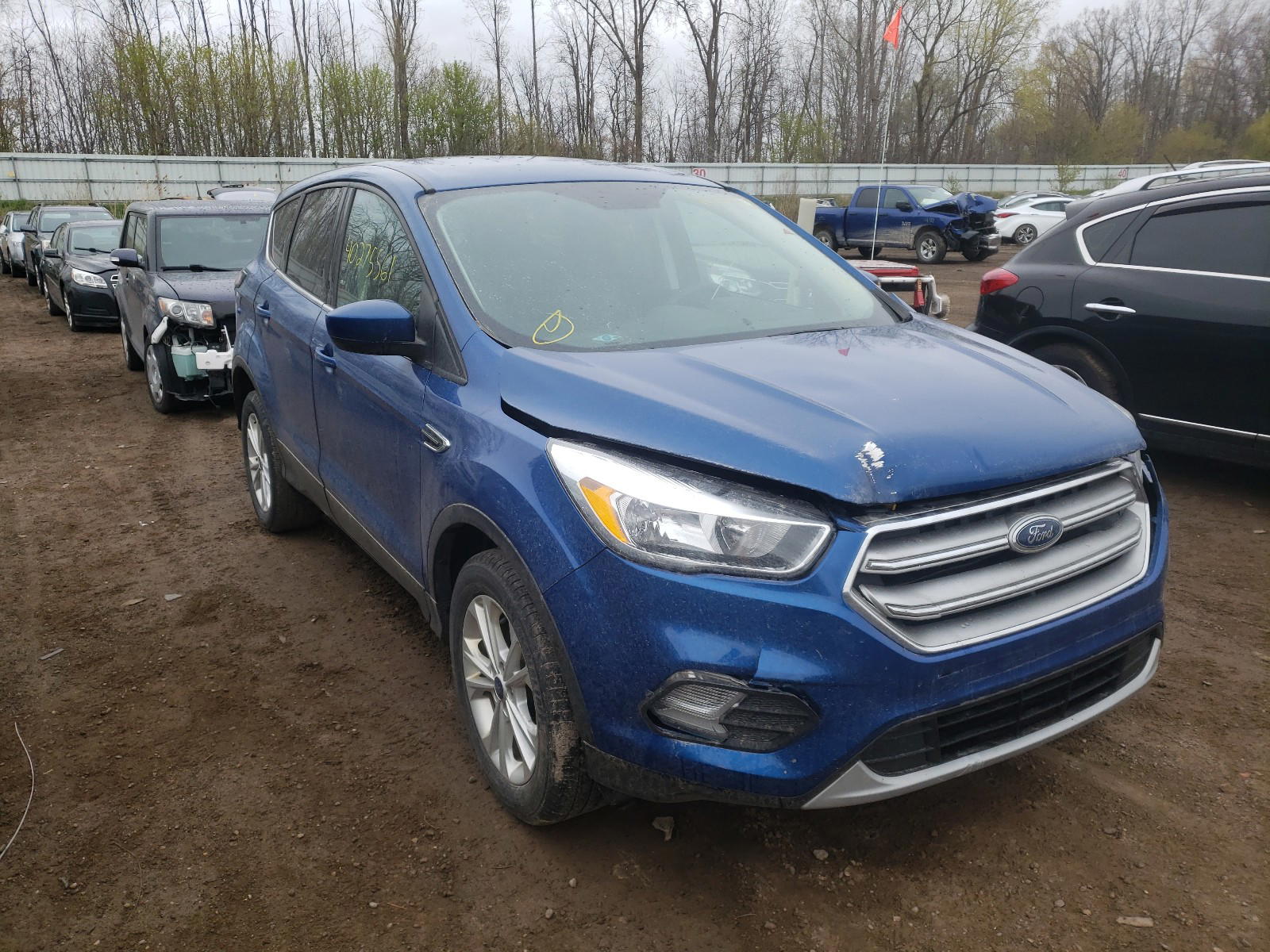 FORD ESCAPE 2017 with VIN 1FMCU0GD7HUD83686 - Photo from auction