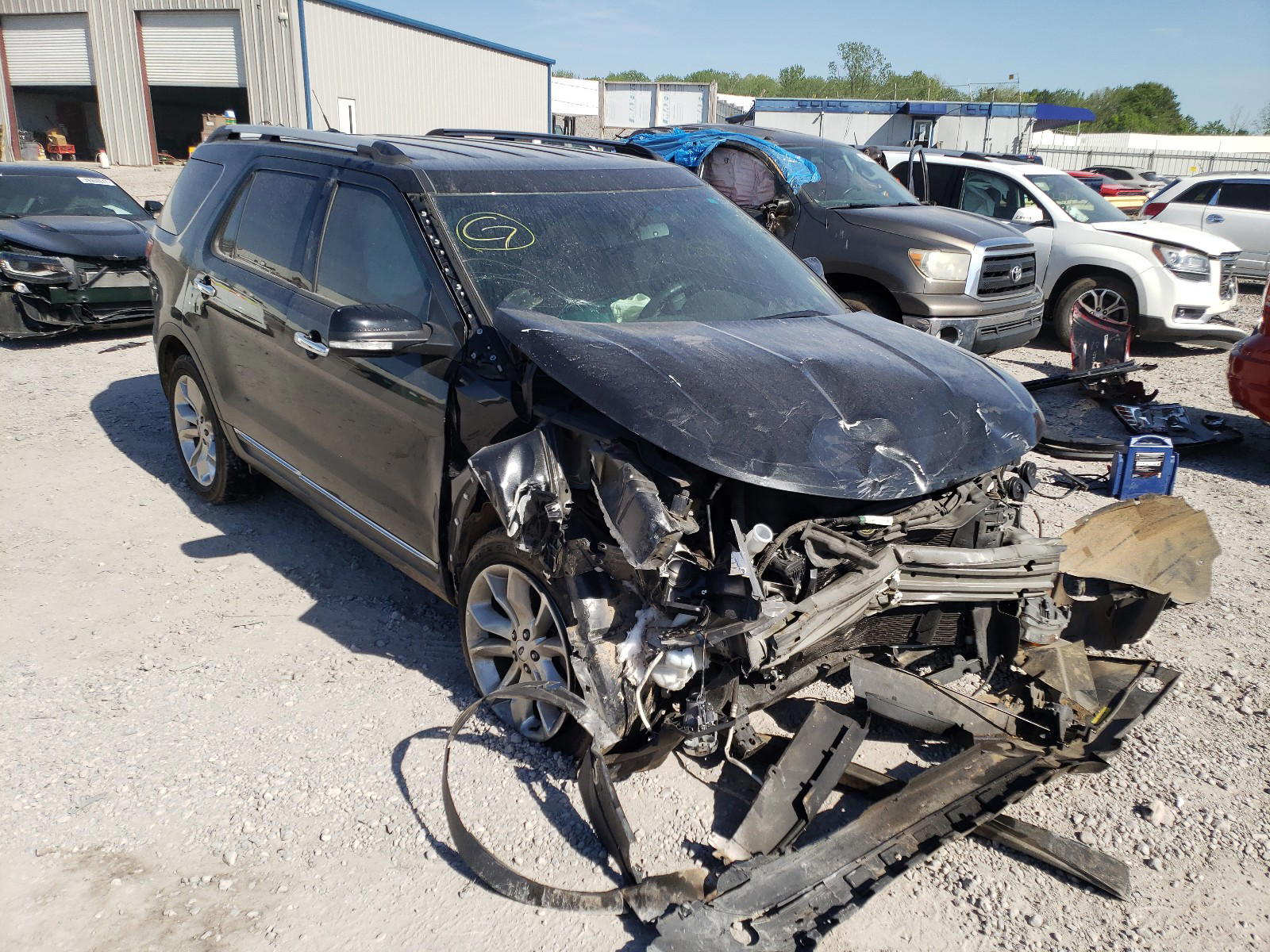 FORD EXPLORER X 2015 with VIN 1FM5K7D88FGC61980 - Photo from auction