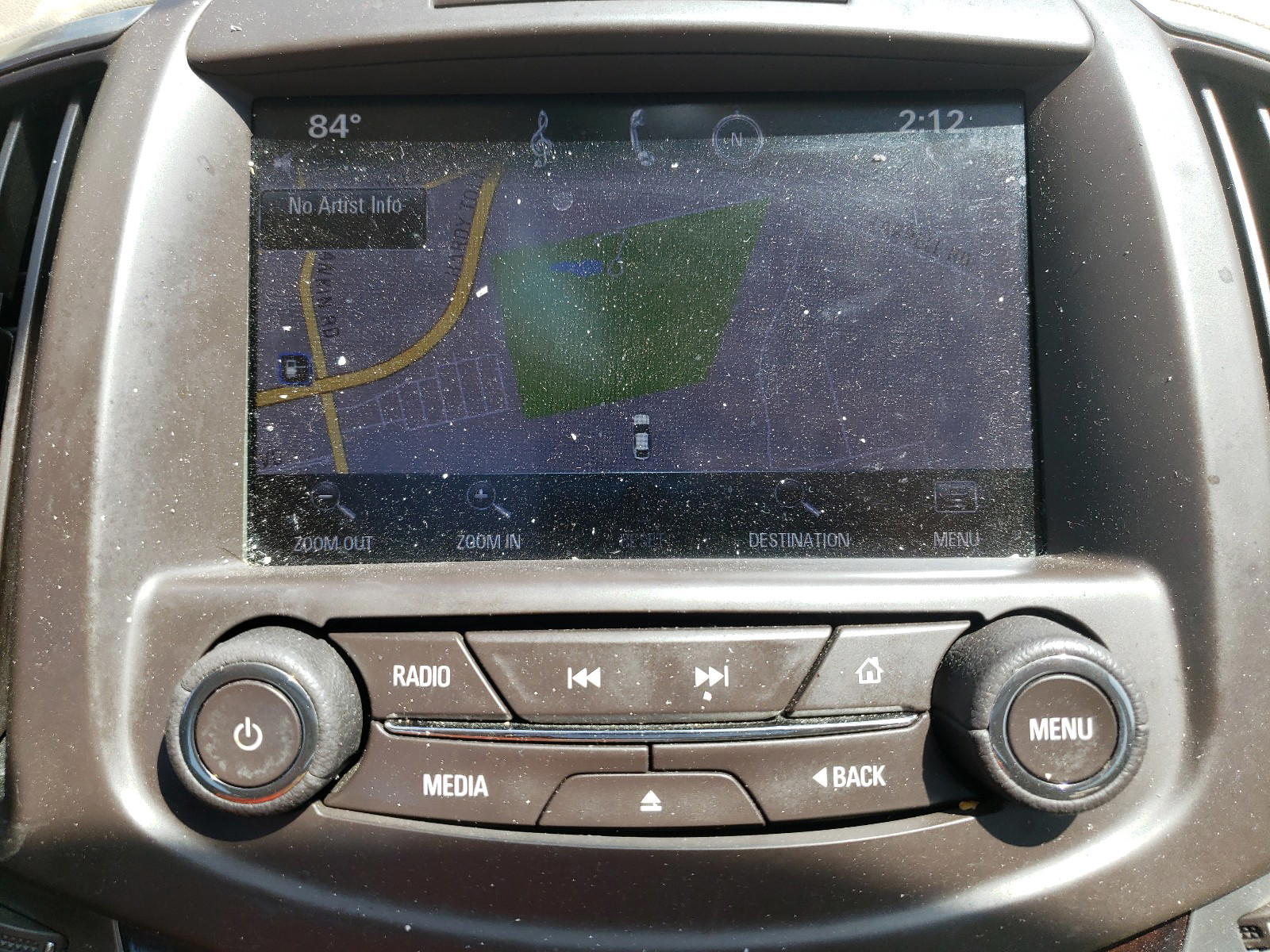 Photo 9 from auction – 2014 BUICK LACROSSE with VIN 1G4GB5G32EF184024