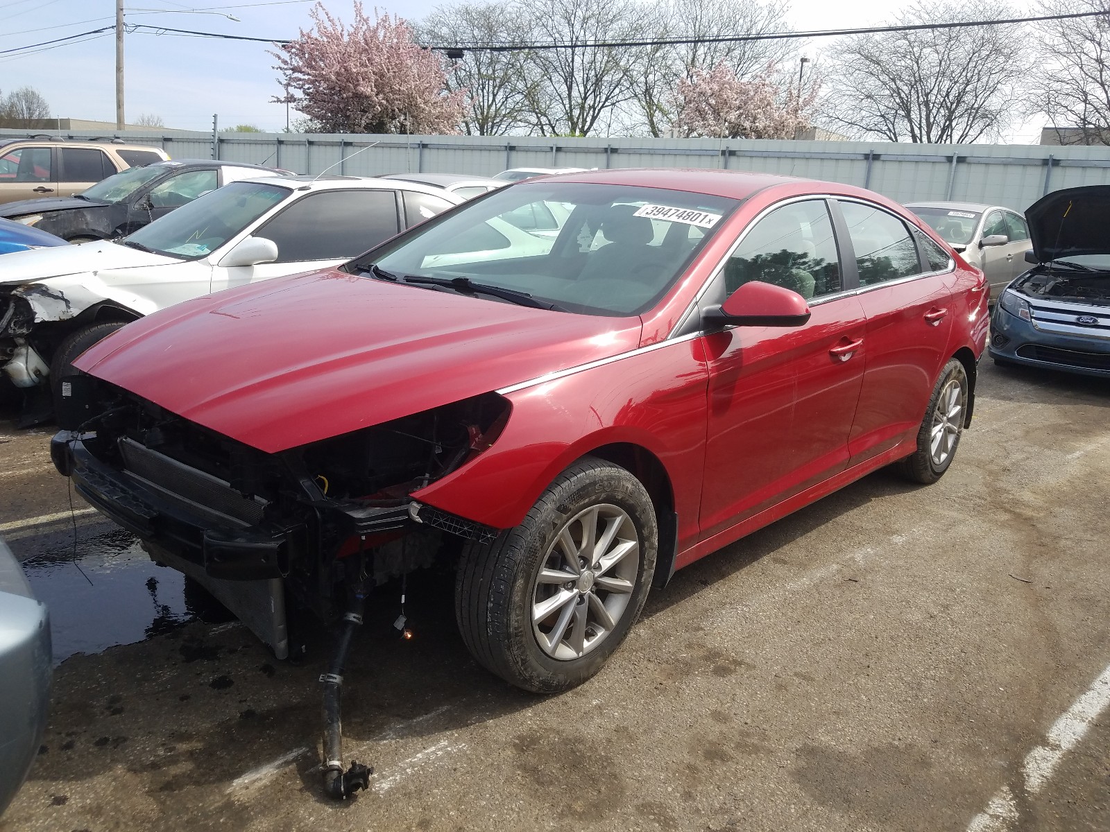 Photo 2 from auction – 2019 HYUNDAI SONATA SE with VIN 5NPE24AF9KH782279