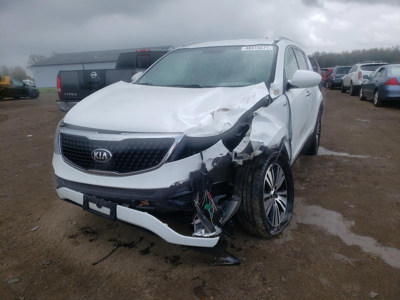 Photo 9 from auction – 2016 KIA SPORTAGE E with VIN KNDPCCAC7G7874508