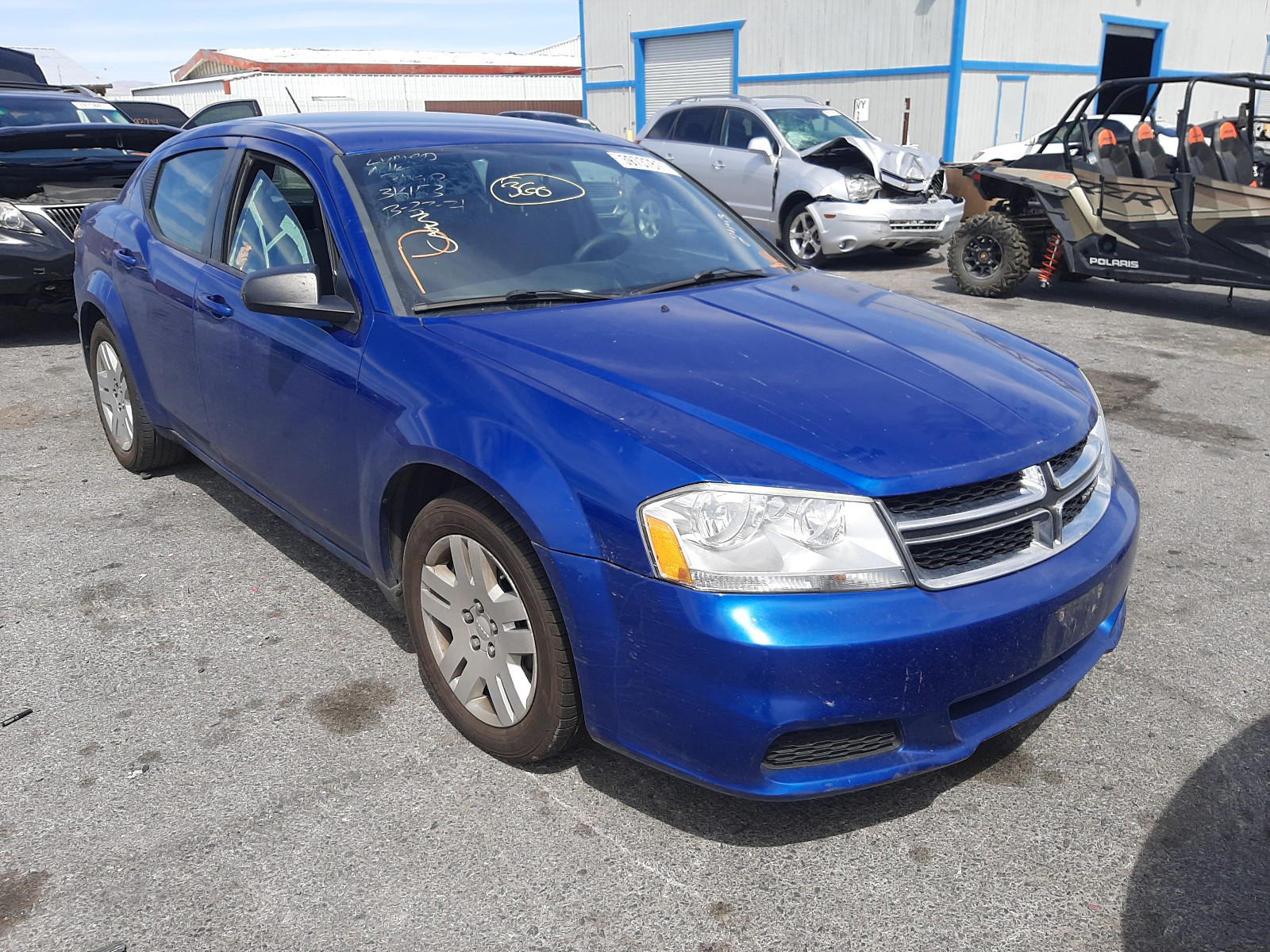 DODGE AVENGER SE 2012 with VIN 1C3CDZAB9CN211683 - Photo from auction