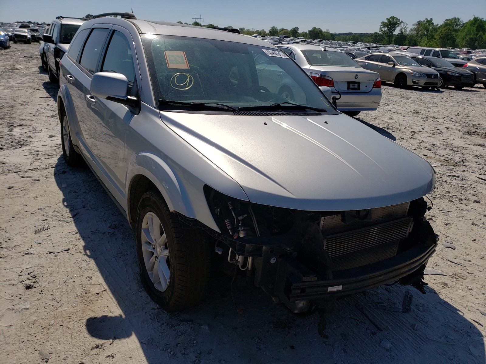 DODGE JOURNEY SX 2013 with VIN 3C4PDDBG1DT579402 - Photo from auction