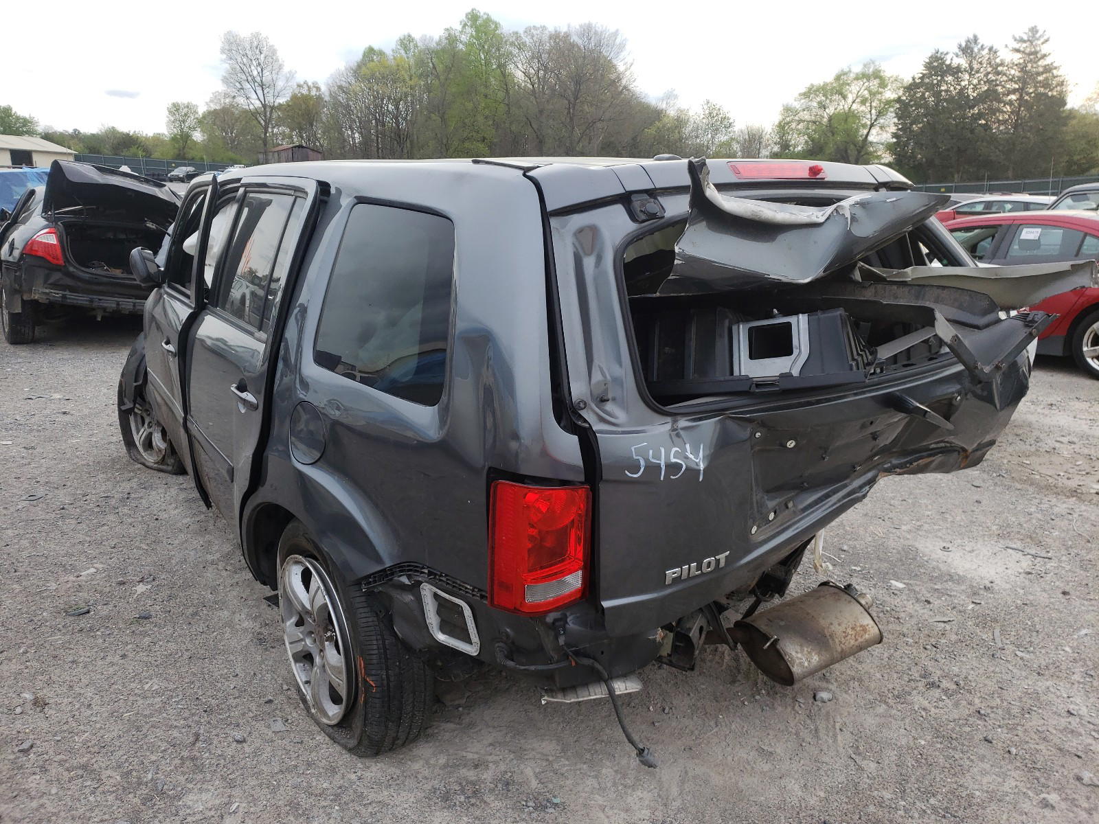 Photo 3 from auction – 2012 HONDA PILOT EXL with VIN 5FNYF3H60CB015454