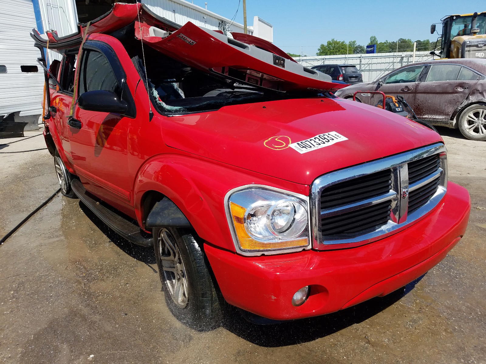 DODGE DURANGO SL 2005 with VIN 1D4HD48D65F585602 - Photo from auction