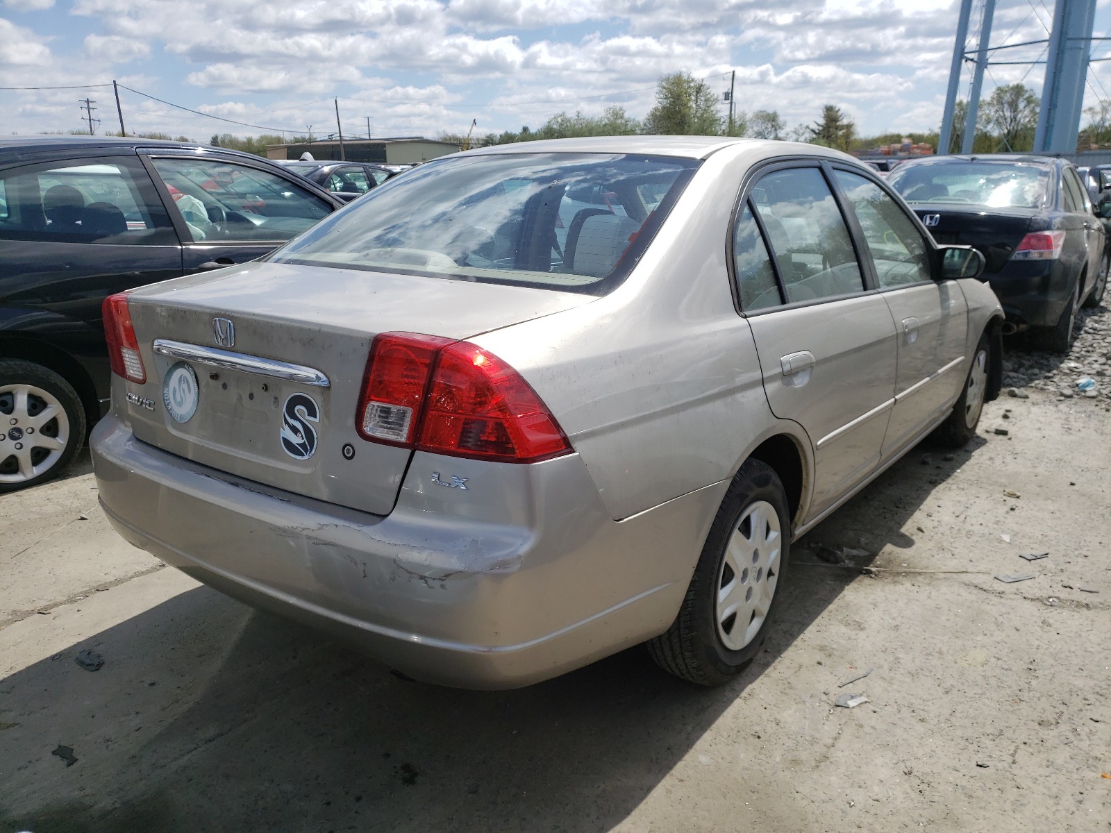Photo 4 from auction – 2003 HONDA CIVIC LX with VIN 2HGES16593H563025