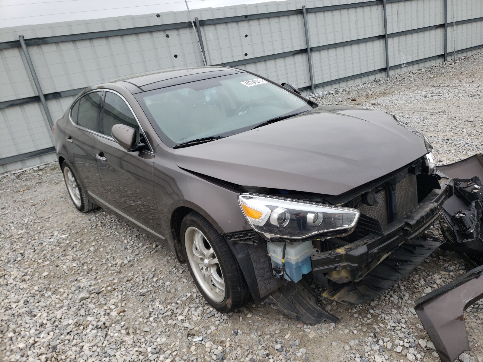 KIA CADENZA PR 2014 with VIN KNALN4D79E5167560 - Photo from auction