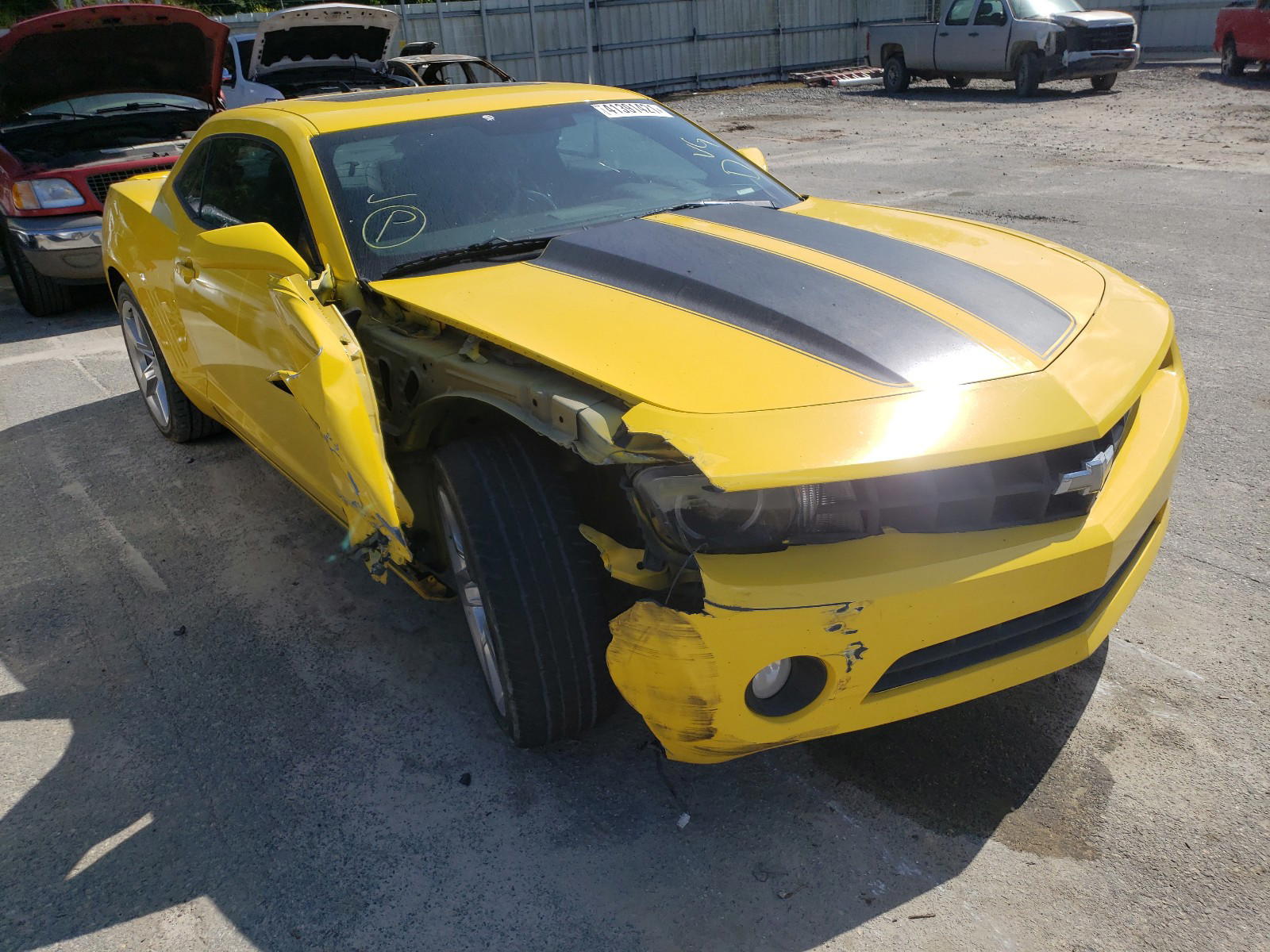 CHEVROLET CAMARO LT 2011 with VIN 2G1FC1ED2B9205520 - Photo from auction