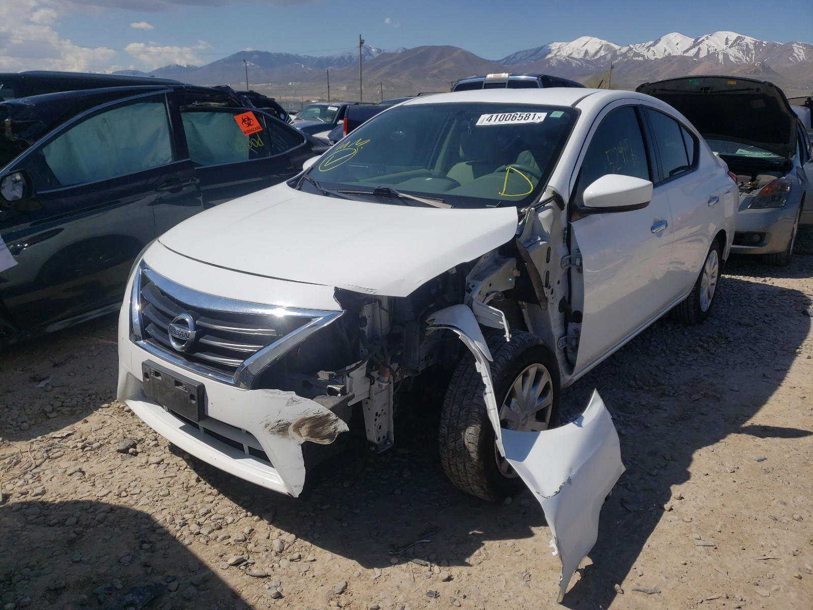 Photo 2 from auction – 2016 NISSAN VERSA S with VIN 3N1CN7AP7GL862019