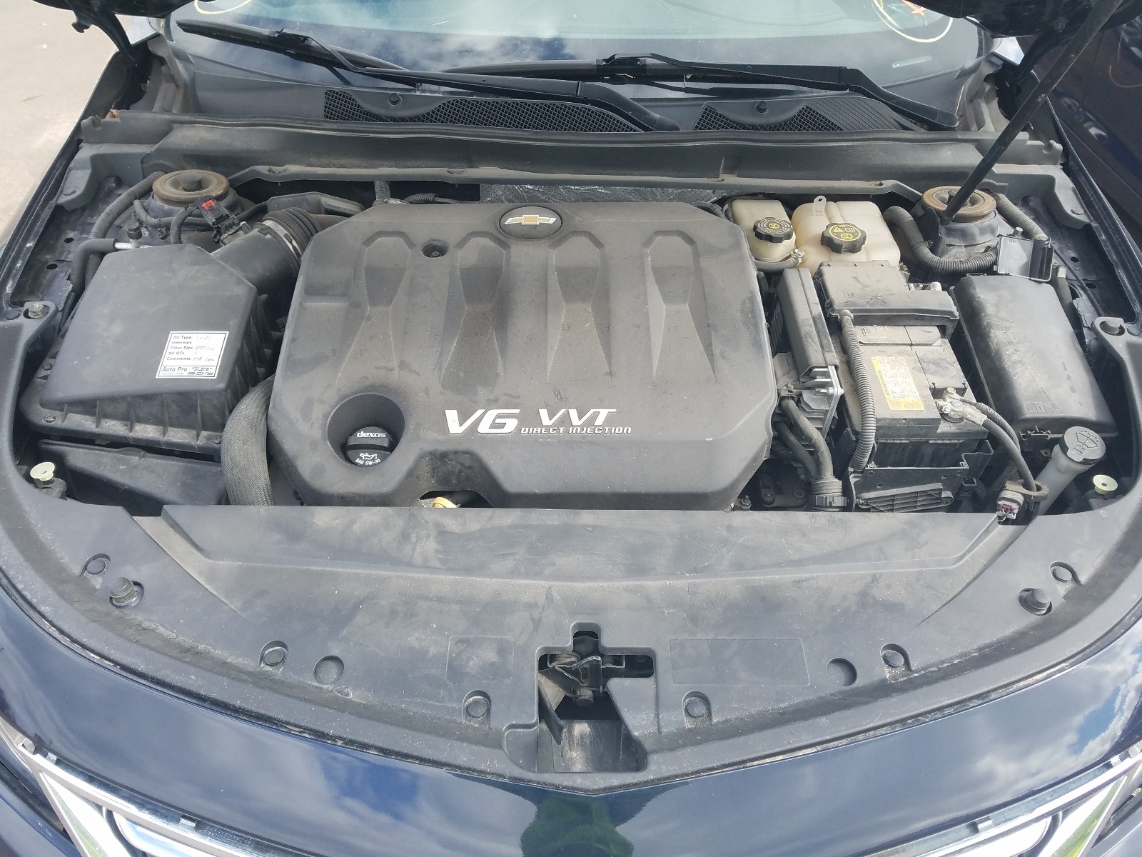 Photo 7 from auction – 2016 CHEVROLET IMPALA LT with VIN 2G1115S36G9150144