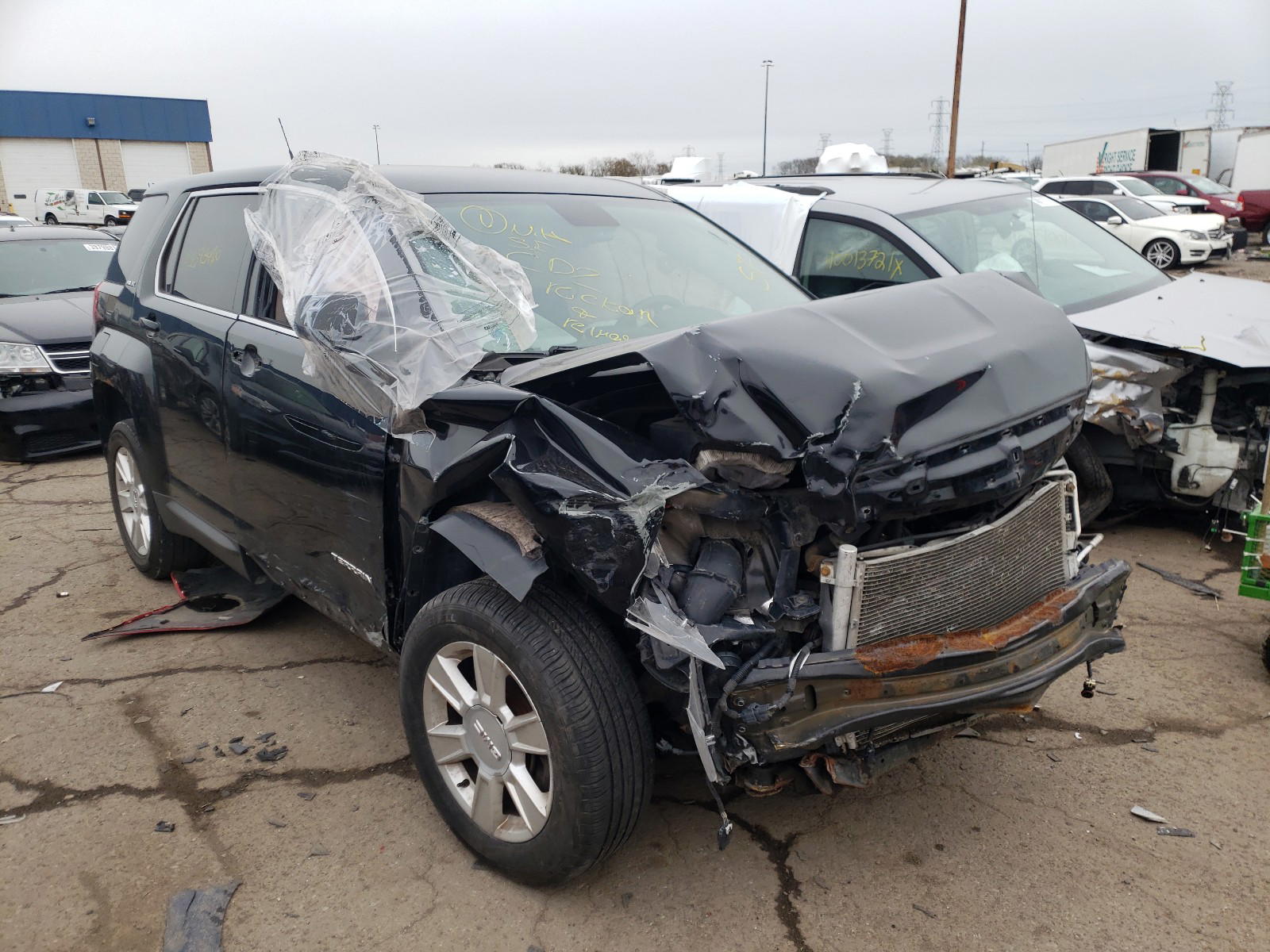 GMC TERRAIN SL 2012 with VIN 2GKALMEK2C6328002 - Photo from auction