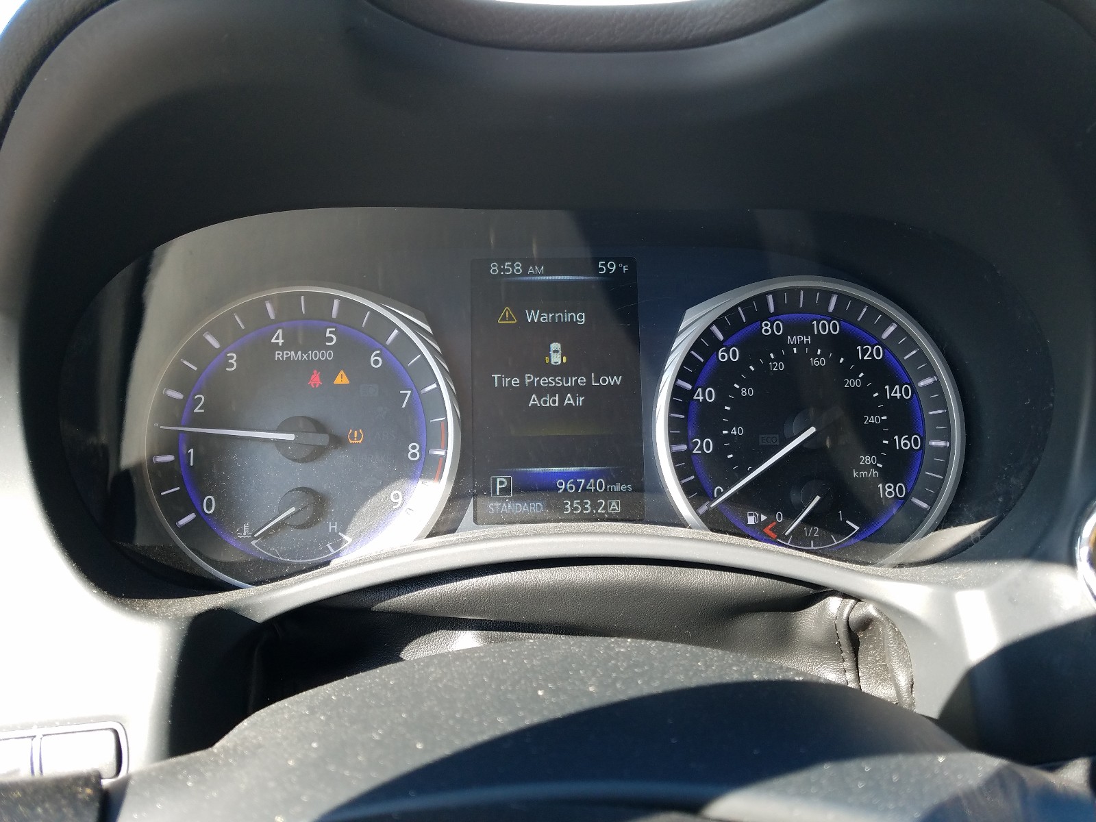 Photo 8 from auction – 2015 INFINITI Q50 BASE with VIN JN1BV7AP4FM343316