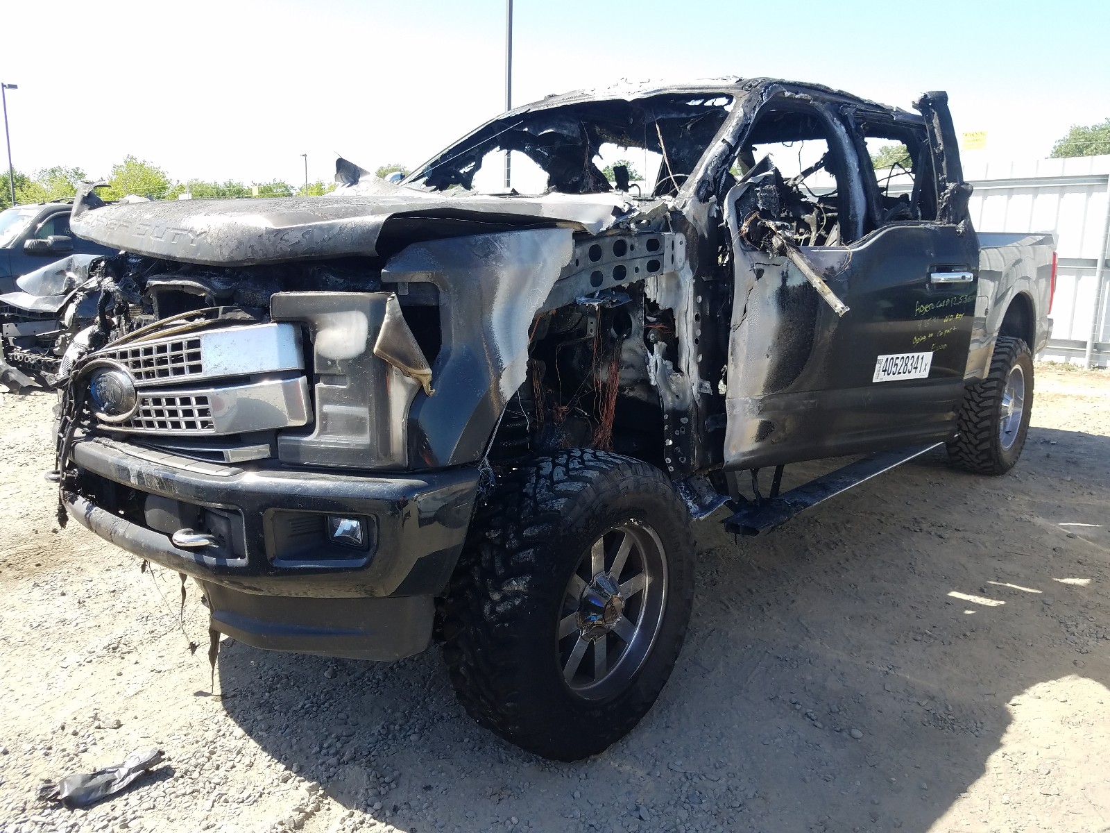 Photo 2 from auction – 2018 FORD F250 SUPER with VIN 1FT7W2BT8JEB21007