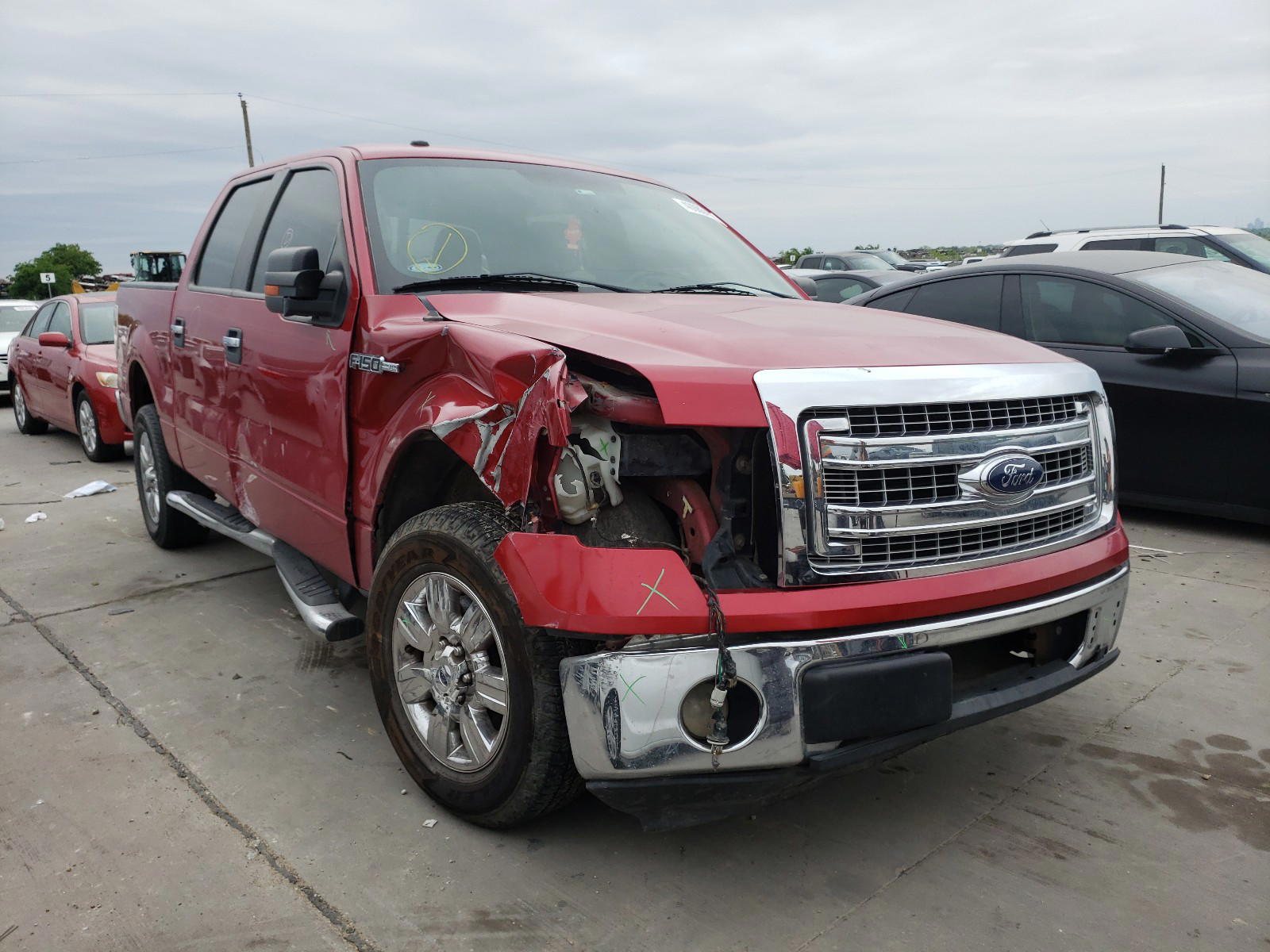 FORD F150 SUPER 2011 with VIN 1FTFW1CF4BKD62189 - Photo from auction
