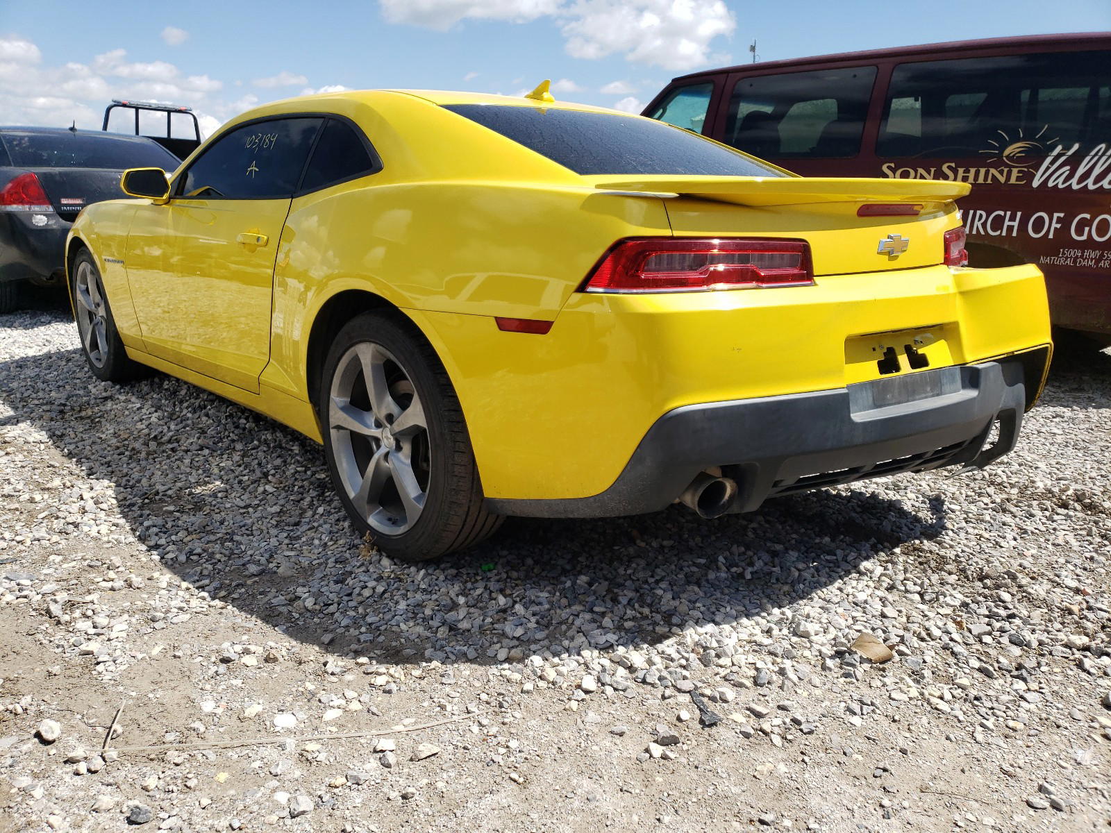 Photo 3 from auction – 2014 CHEVROLET CAMARO LT with VIN 2G1FB1E32E9322156