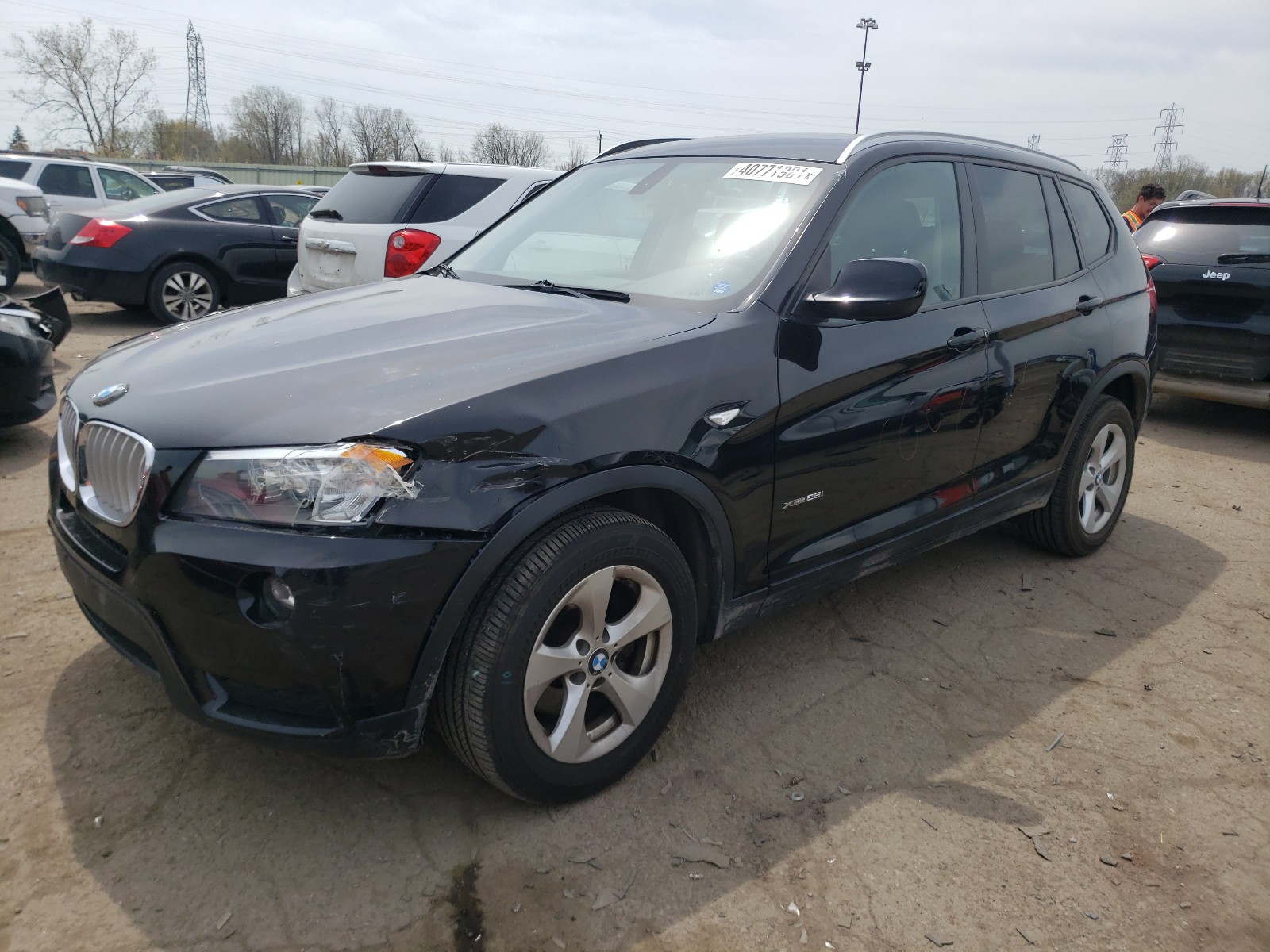 Photo 2 from auction – 2012 BMW X3 XDRIVE2 with VIN 5UXWX5C56CL721905