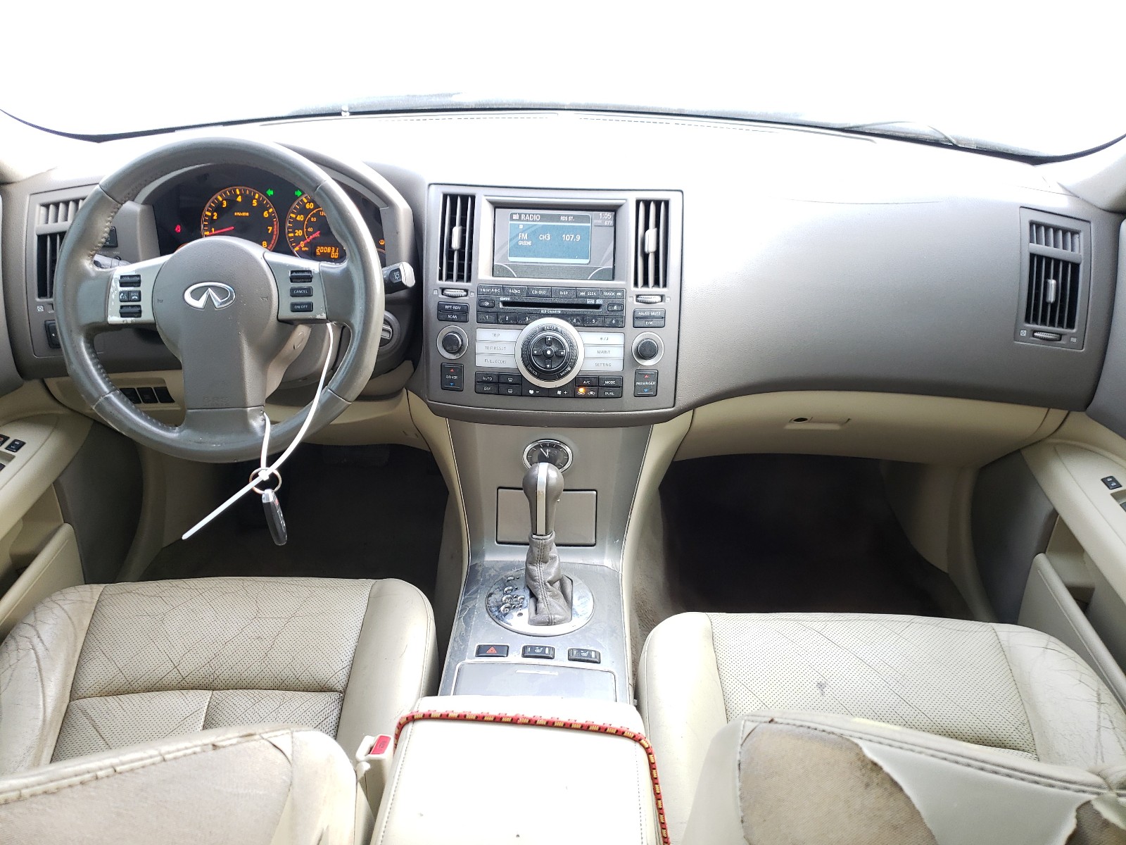 Photo 9 from auction – 2007 INFINITI FX35 with VIN JNRAS08U17X103578