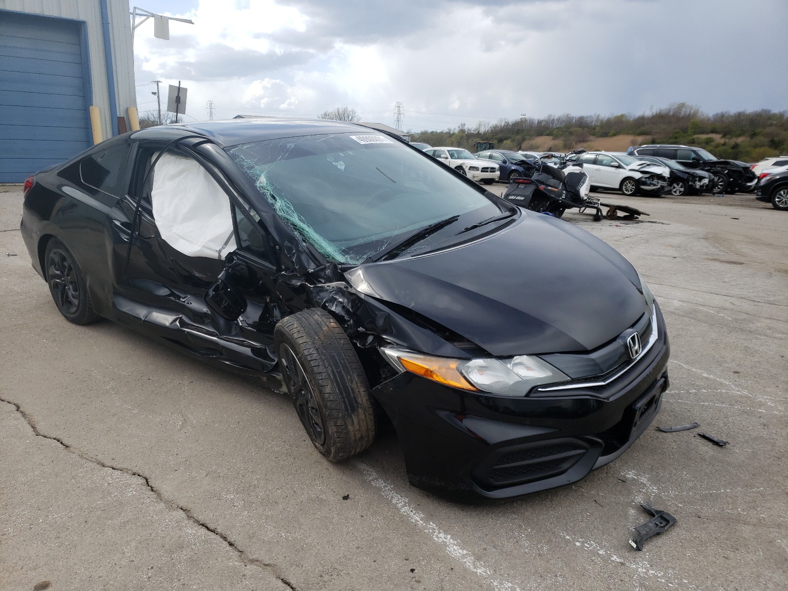 HONDA CIVIC LX 2015 with VIN 2HGFG3B59FH506612 - Photo from auction