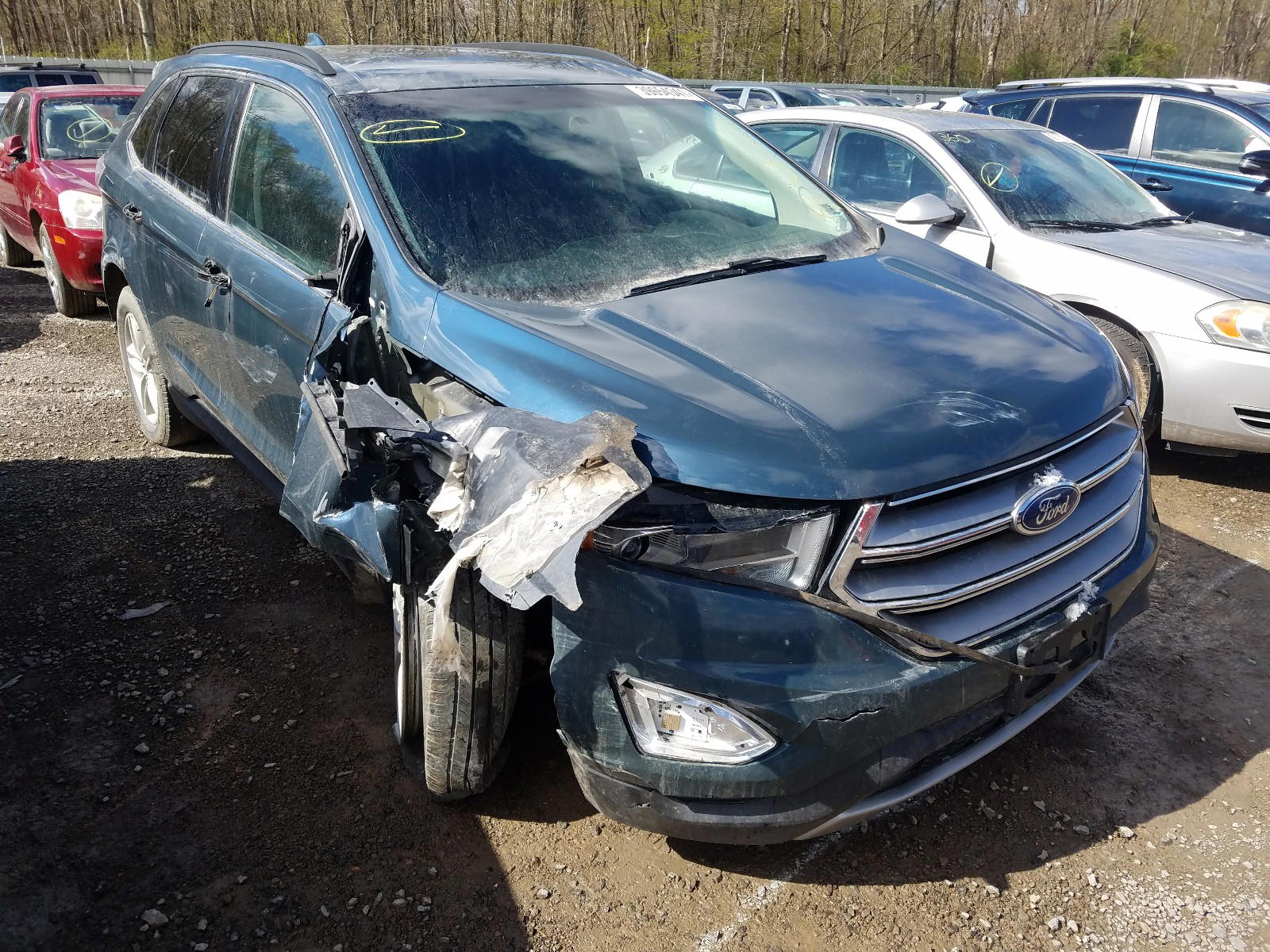 FORD EDGE SEL 2016 with VIN 2FMPK4J83GBC40961 - Photo from auction