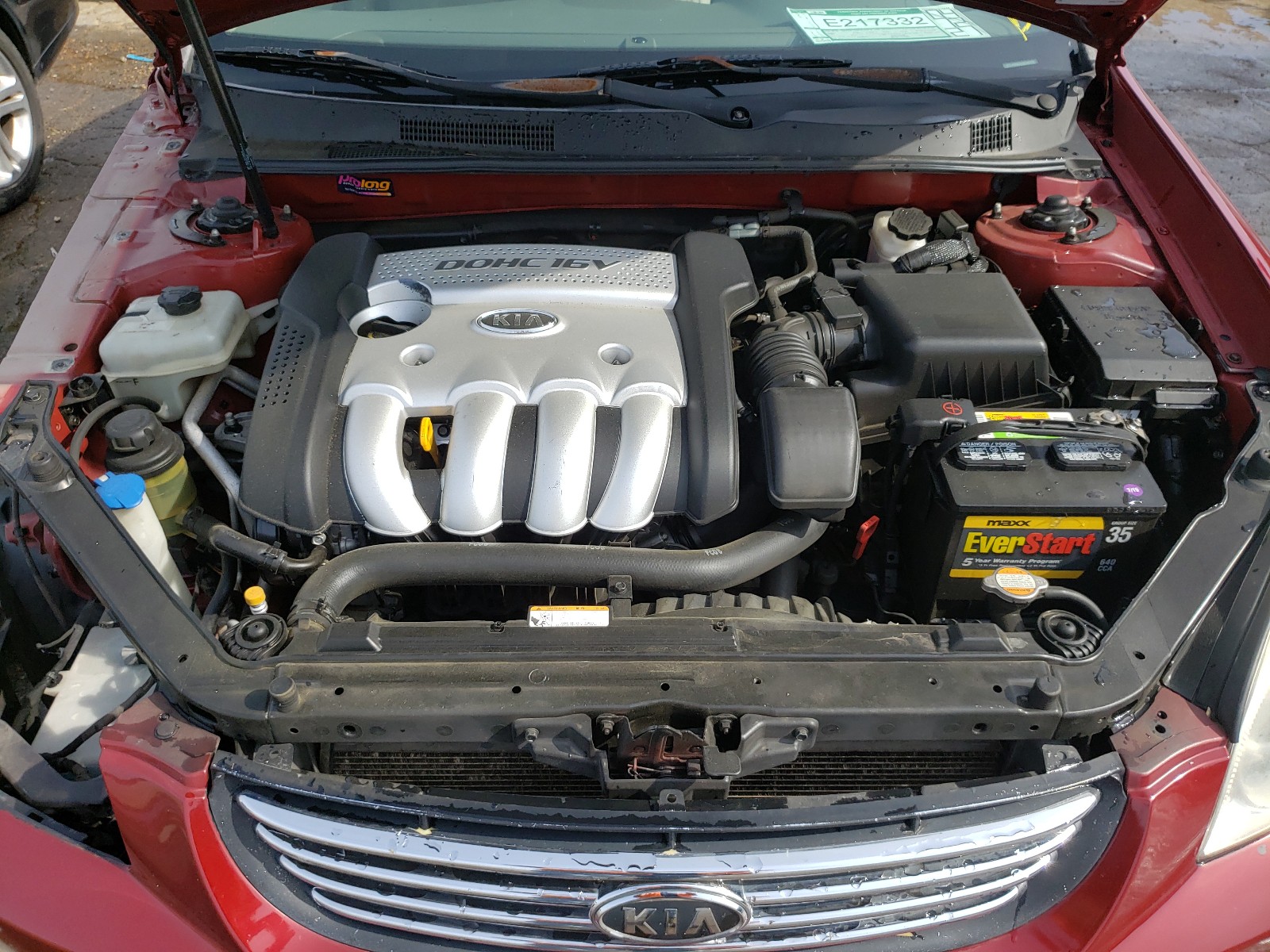Photo 7 from auction – 2006 KIA OPTIMA LX with VIN KNAGE123265042076