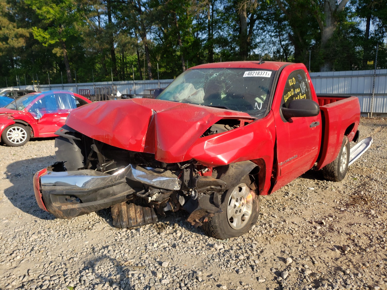 Photo 2 from auction – 2007 CHEVROLET SILVERADO with VIN 1GCEC14J37Z646628