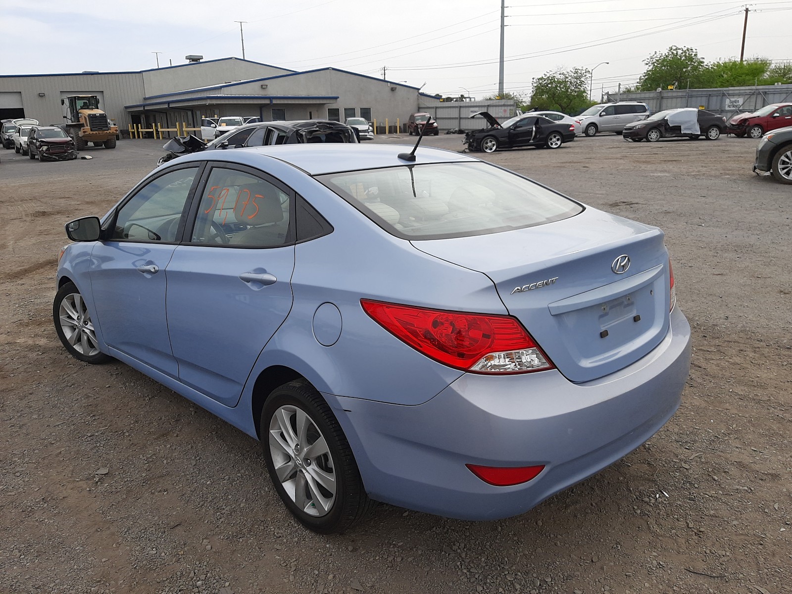 Photo 3 from auction – 2014 HYUNDAI ACCENT GLS with VIN KMHCU4AE9EU626435