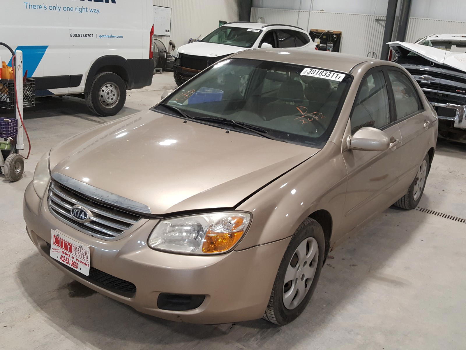 Photo 2 from auction – 2007 KIA SPECTRA EX with VIN KNAFE121475412682