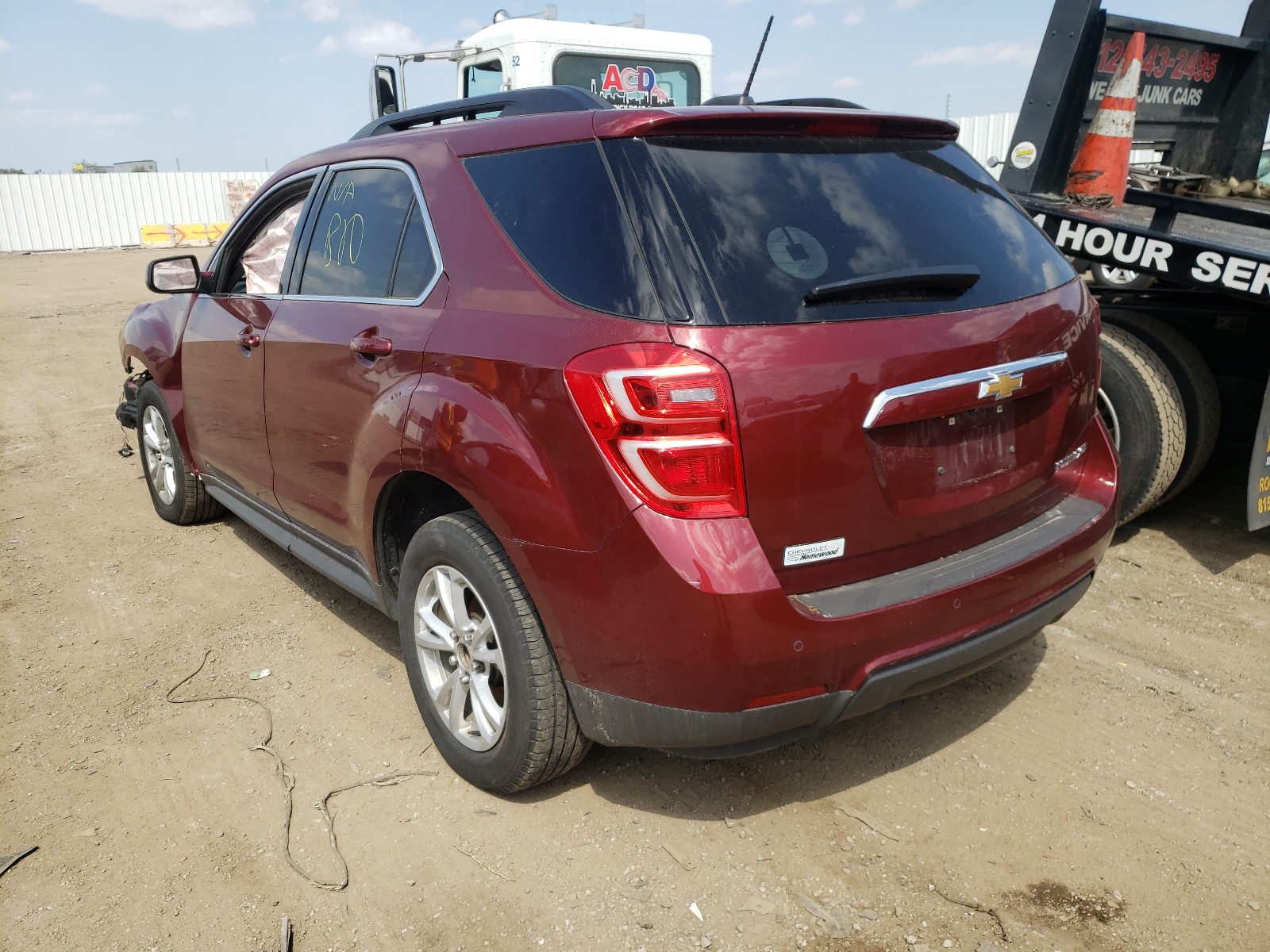 Photo 13 from auction – 2016 CHEVROLET EQUINOX LT with VIN 2GNALCEK7G1115126