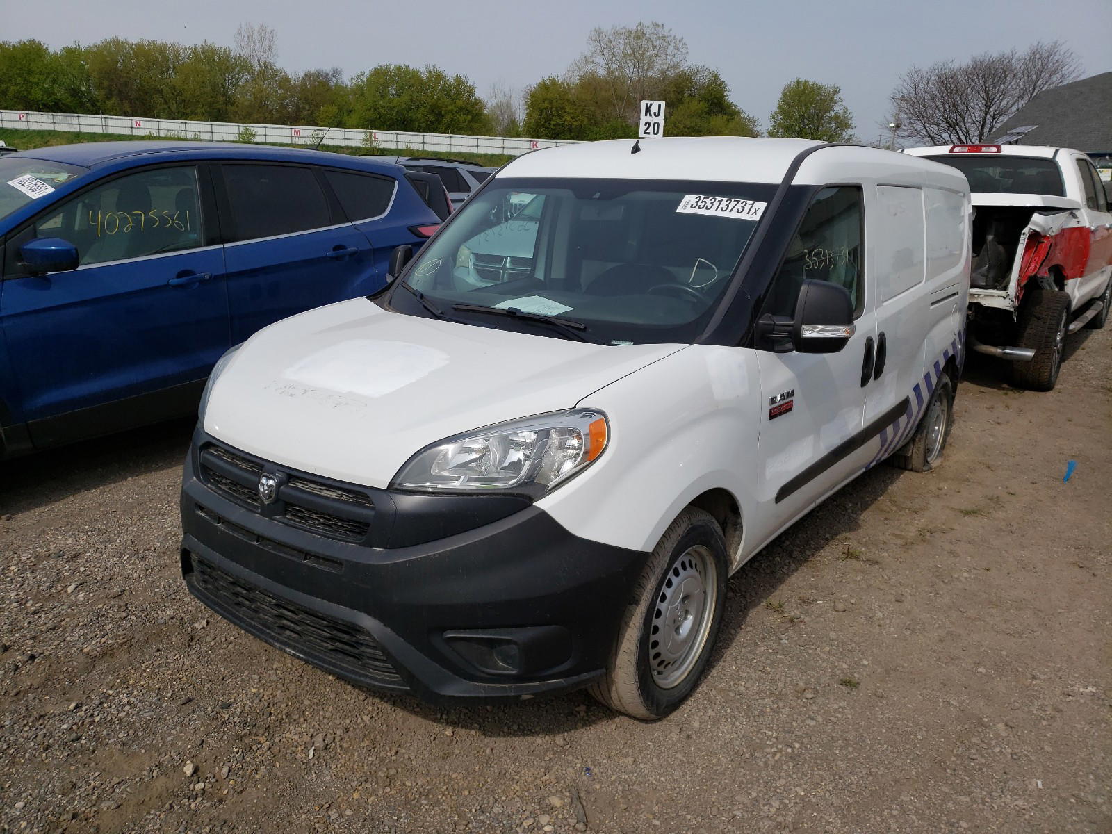 Photo 2 from auction – 2015 RAM PROMASTER with VIN ZFBERFAT7F6197507