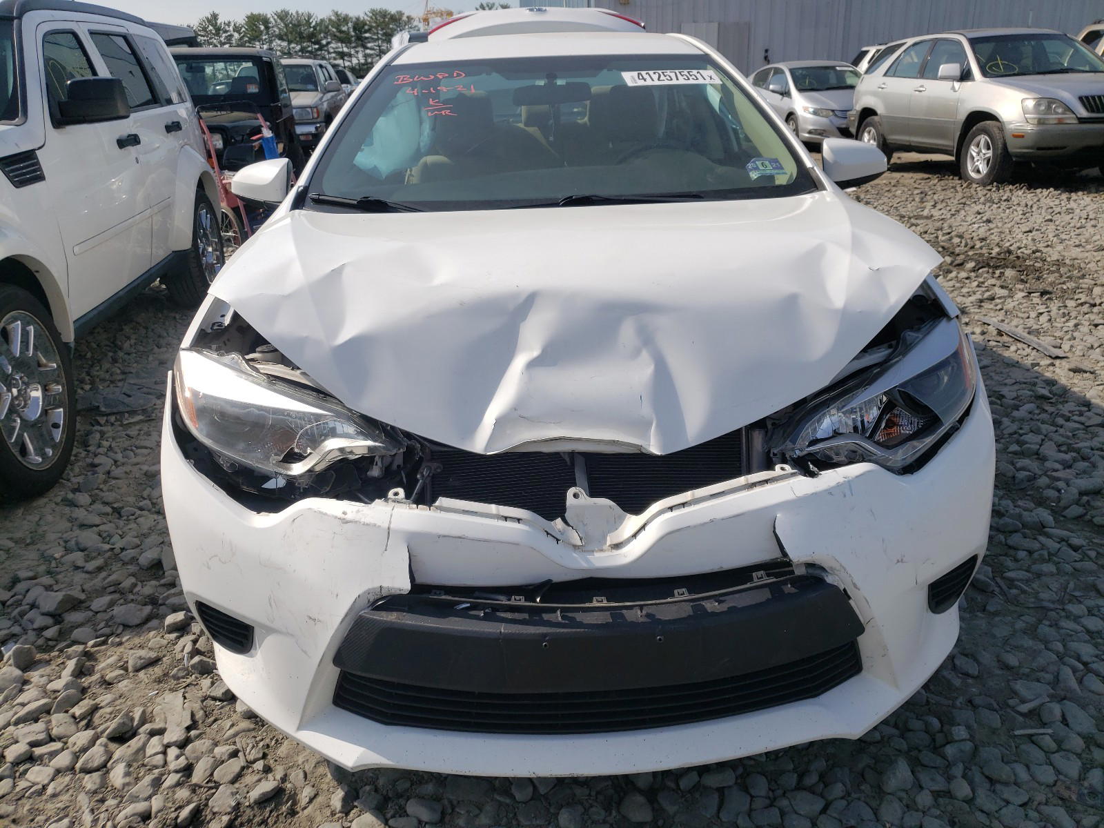Photo 9 from auction – 2014 TOYOTA COROLLA L with VIN 2T1BURHE4EC167640