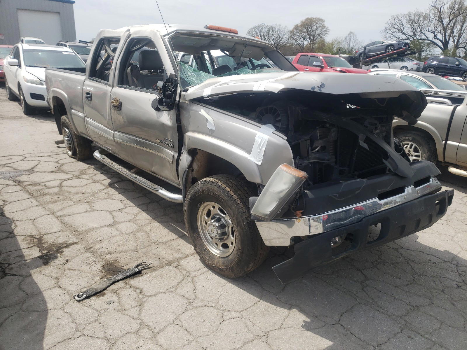 CHEVROLET SILVERADO 2007 with VIN 1GCHK23D57F111349 - Photo from auction