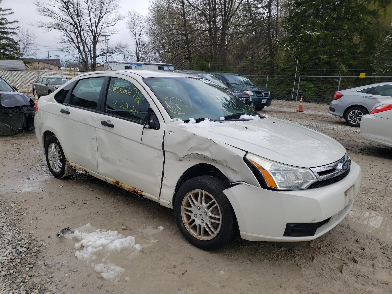FORD FOCUS SE 2011 with VIN 1FAHP3FN5BW122216 - Photo from auction
