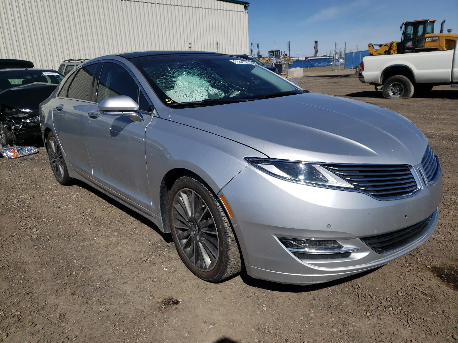 LINCOLN MKZ 2016 with VIN 3LN6L2J92GR604195 - Photo from auction