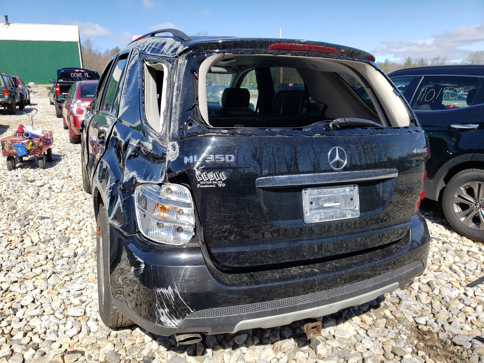 Photo 9 from auction – 2007 MERCEDES-BENZ ML 350 with VIN 4JGBB86E67A209554