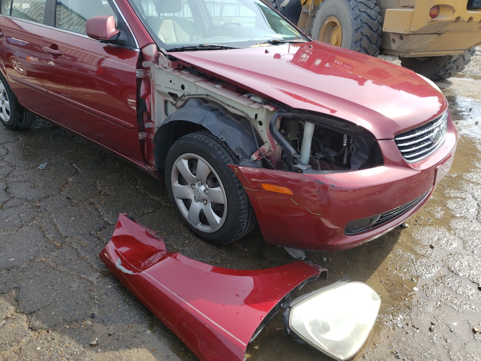 Photo 9 from auction – 2006 KIA OPTIMA LX with VIN KNAGE123265042076