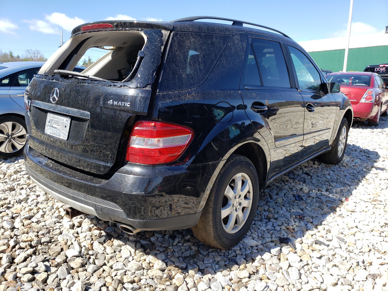 Photo 4 from auction – 2007 MERCEDES-BENZ ML 350 with VIN 4JGBB86E67A209554
