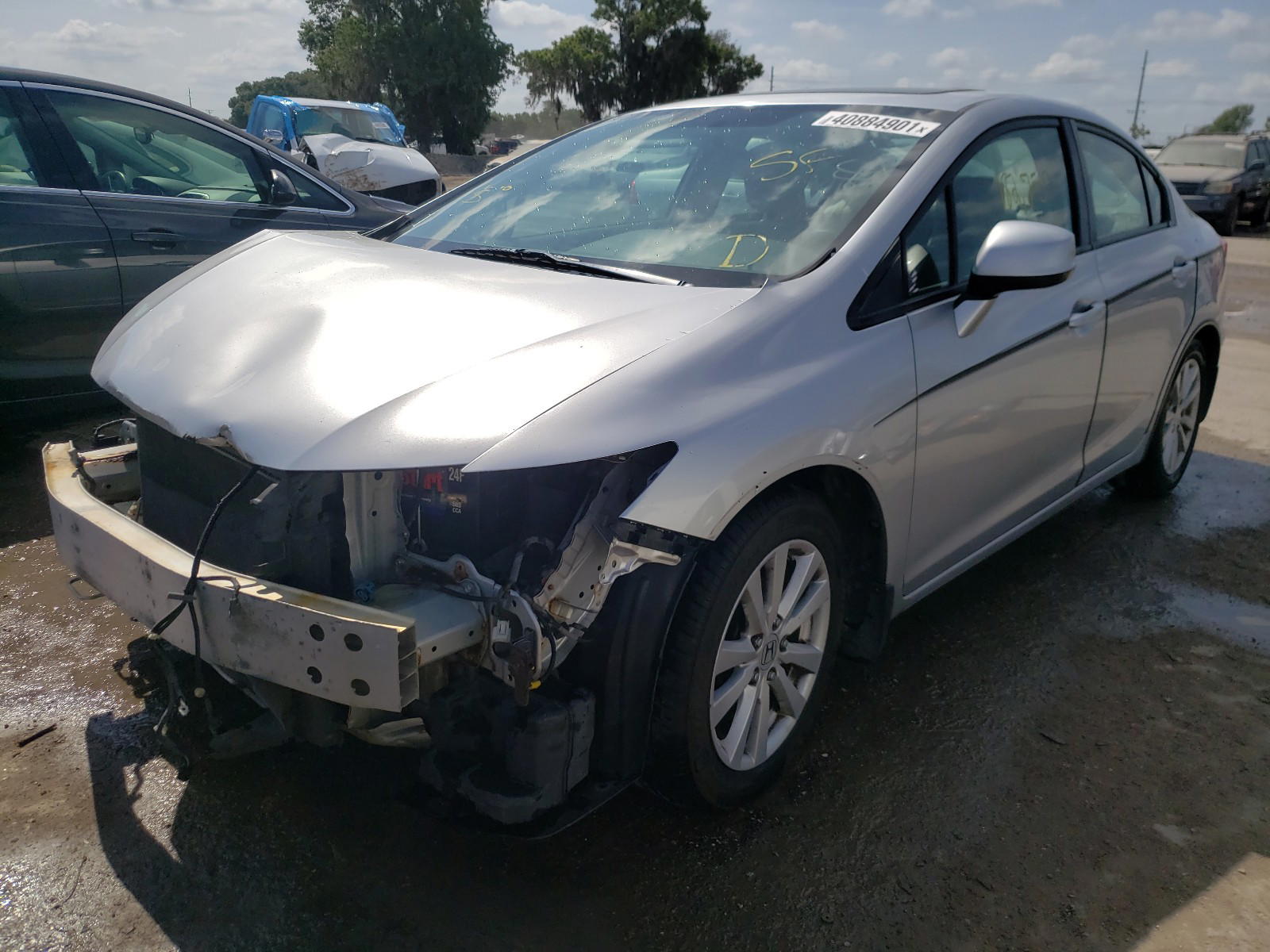 Photo 2 from auction – 2012 HONDA CIVIC EX with VIN 2HGFB2F85CH317142