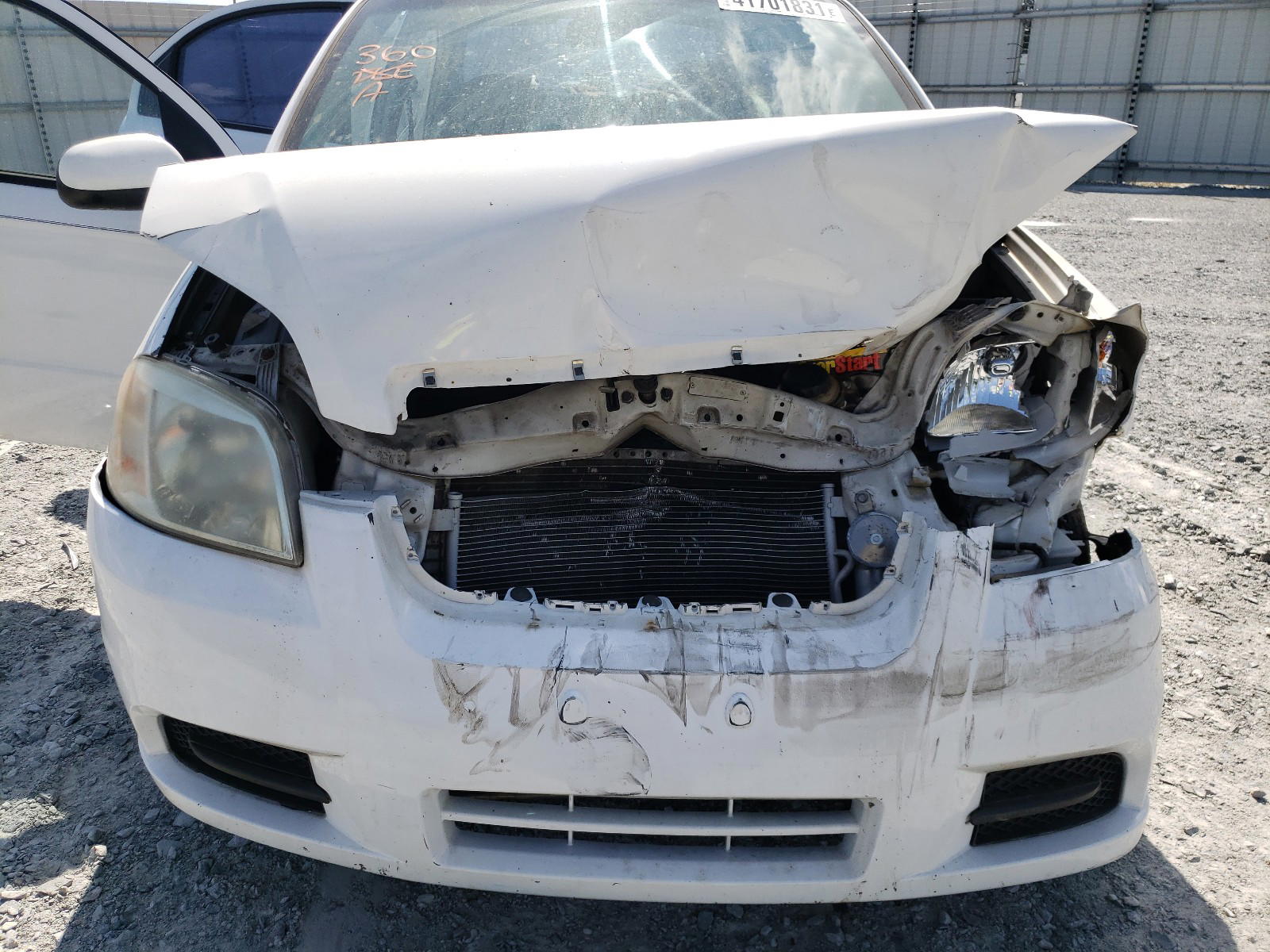 Photo 9 from auction – 2007 CHEVROLET AVEO BASE with VIN KL1TD56677B125805