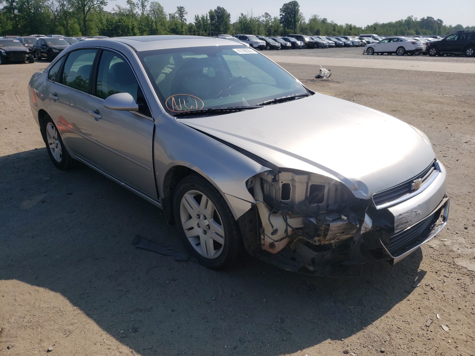 CHEVROLET IMPALA LT 2008 with VIN 2G1WC583789253341 - Photo from auction