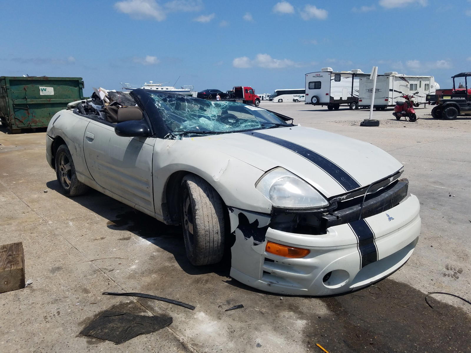 MITSUBISHI ECLIPSE SP 2003 with VIN 4A3AE45G93E030346 - Photo from auction