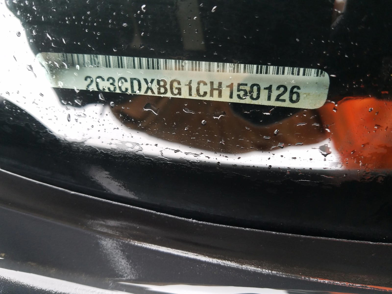 Photo 10 from auction – 2012 DODGE CHARGER with VIN 2C3CDXBG1CH150126