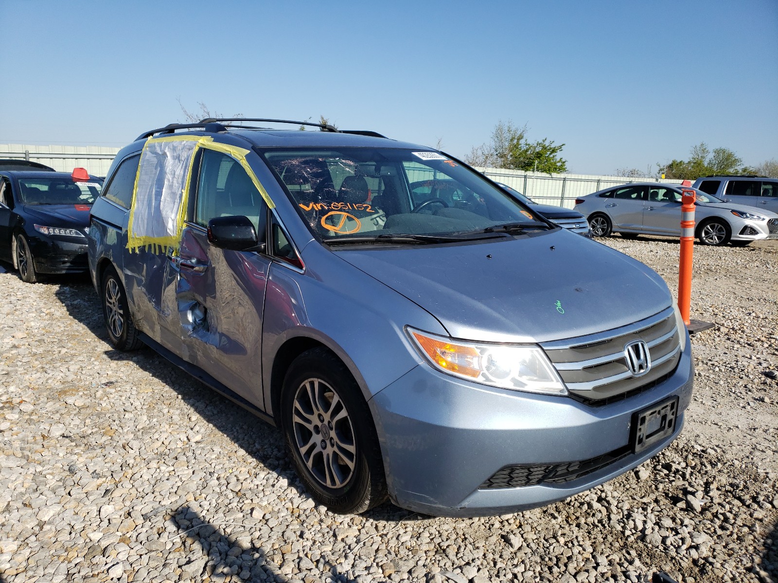Photo 1 from auction – 2011 HONDA ODYSSEY EX with VIN 5FNRL5H60BB051152